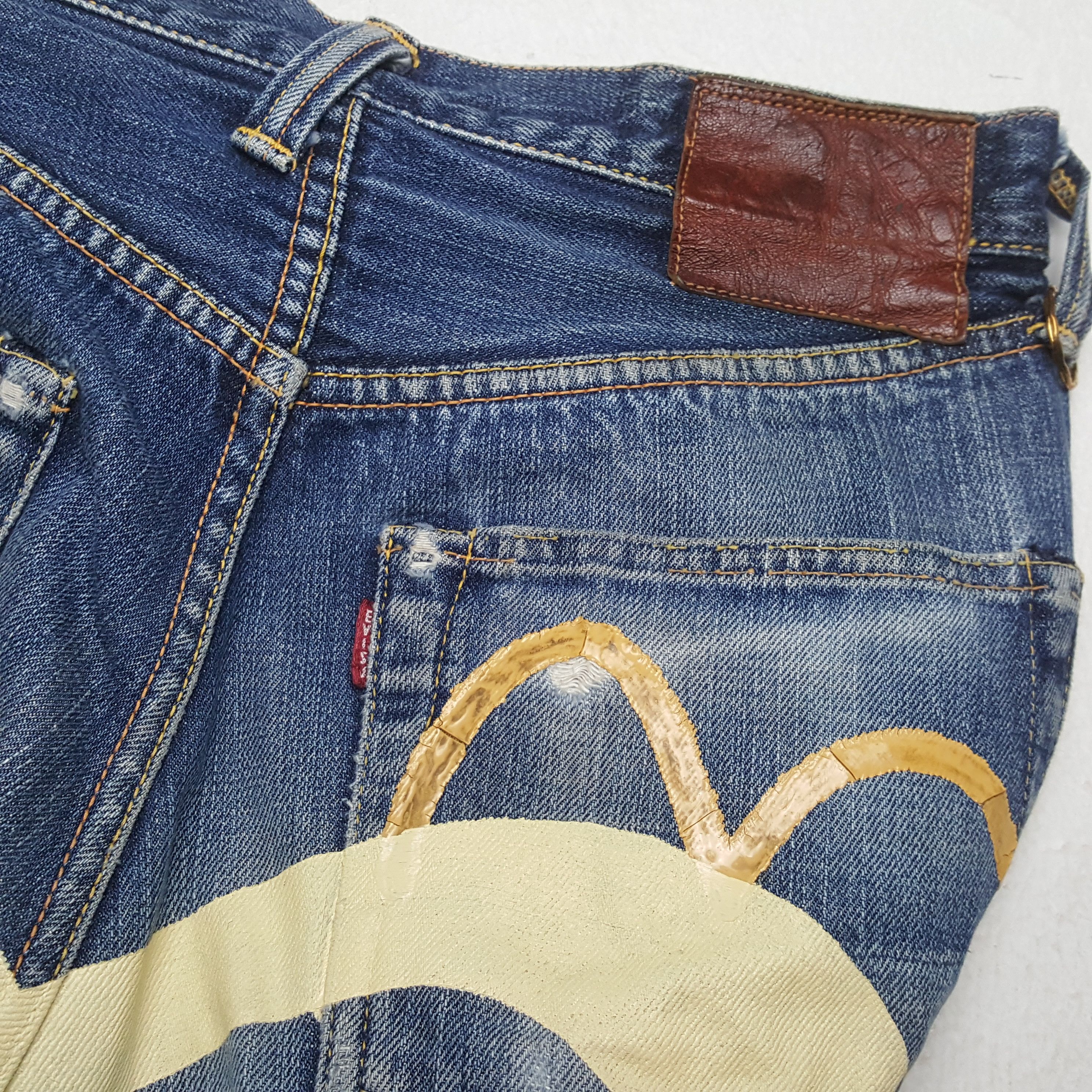 Evisu × Japanese Brand × Vintage Vintage EVISU Japanese Brand Daicock Custom Style Jean Size US 28 / EU 44 - 15 Thumbnail