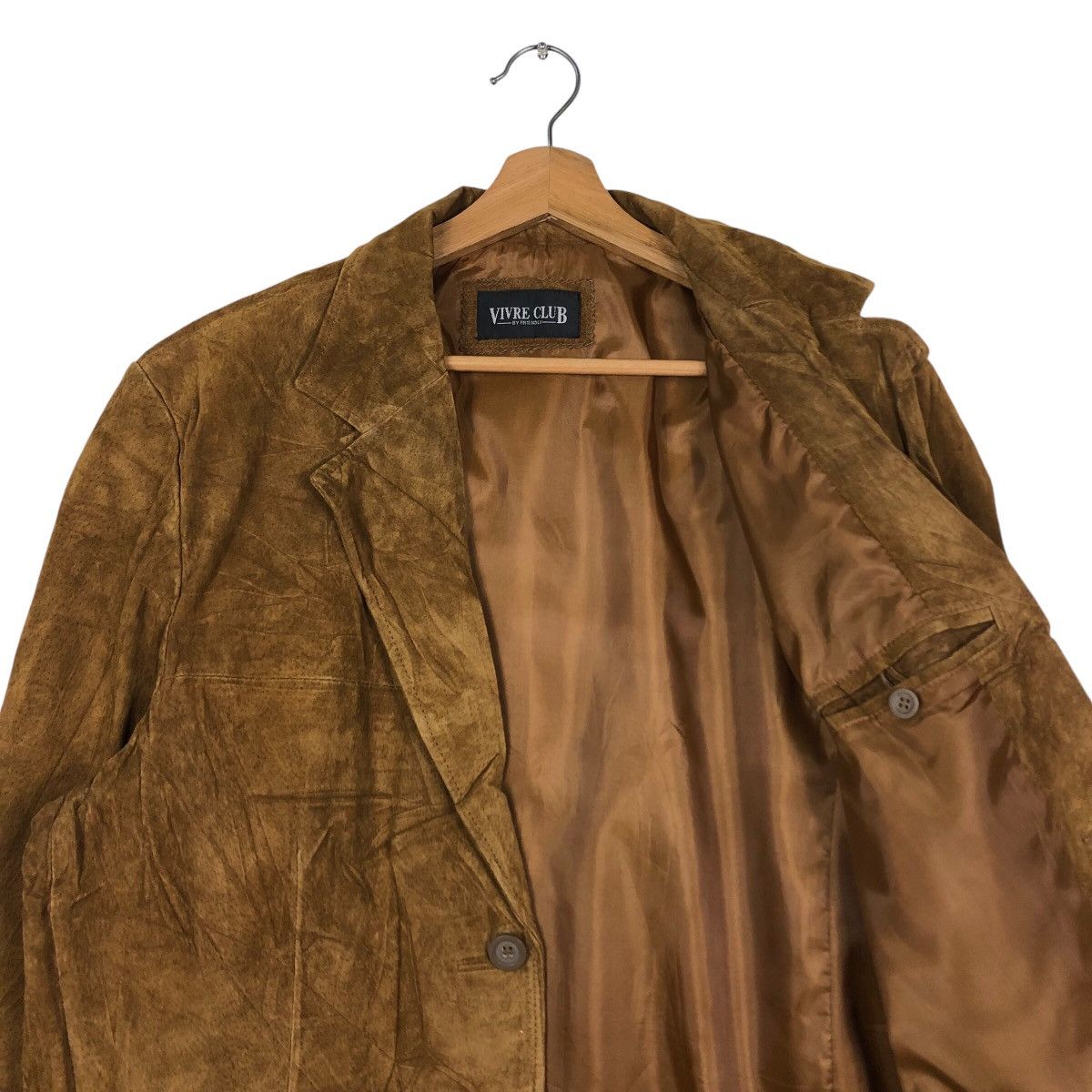 Japanese Brand 📌Vtg Genuine Leather Biker Jacket Vivre Club Issey Miyake Size US M / EU 48-50 / 2 - 13 Thumbnail