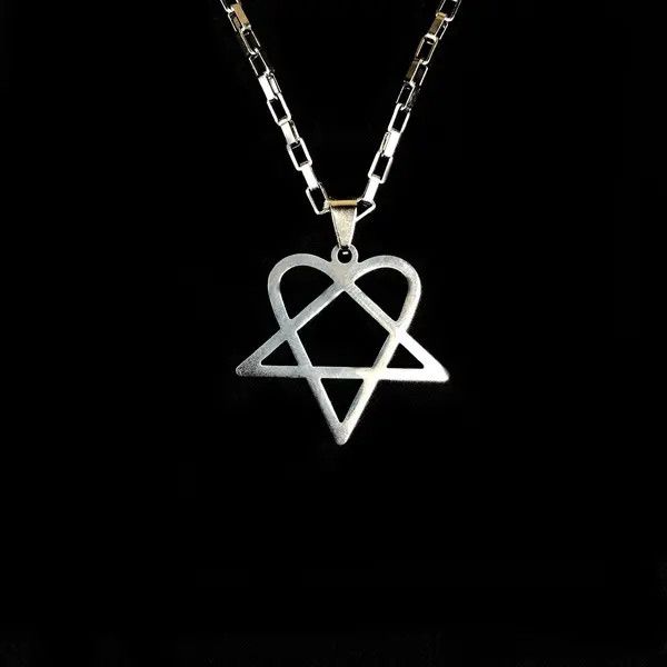 Jewelry Kitayama x Miki Heart Necklace Punk Grunge Chain Y2K Size ONE SIZE - 3 Thumbnail