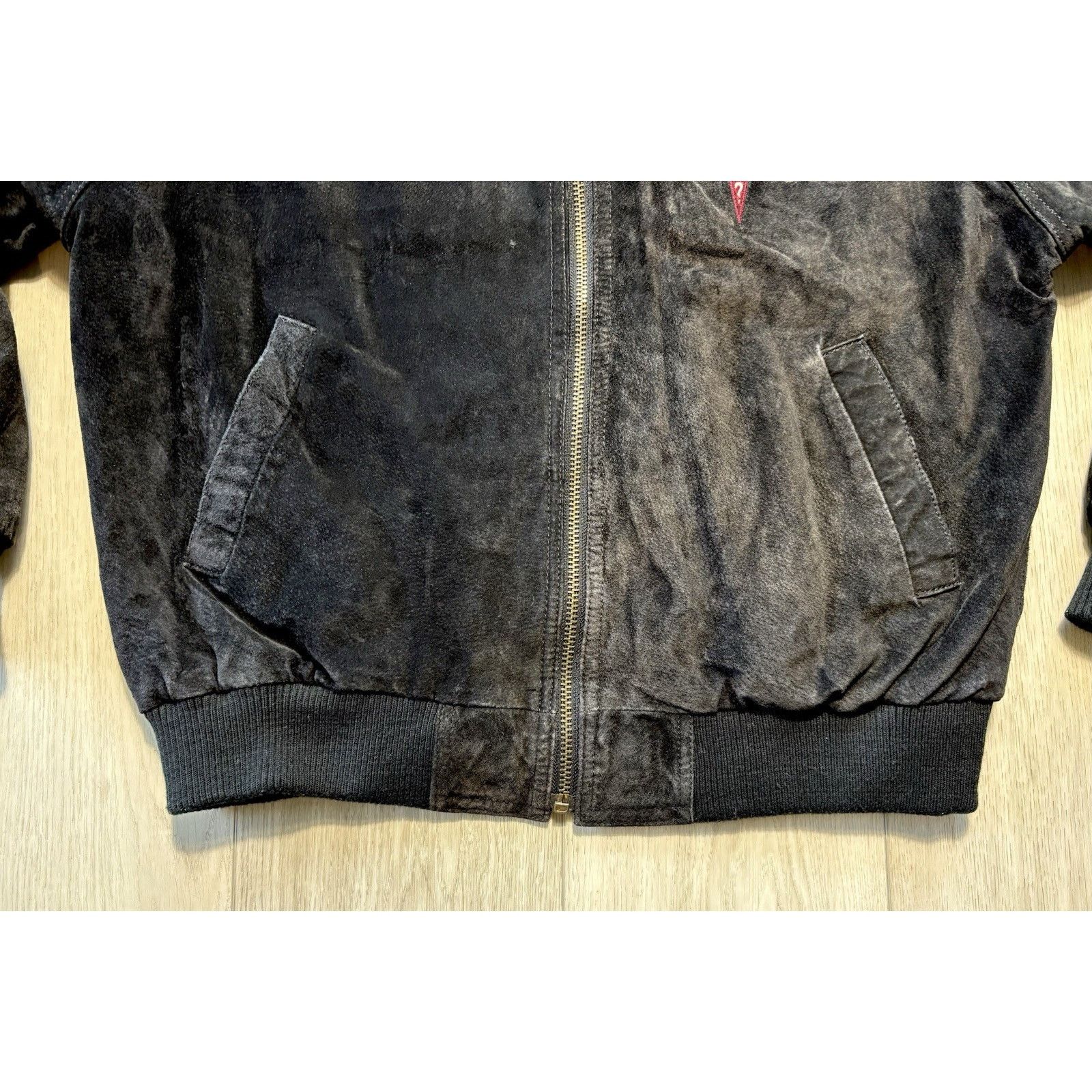 Guess VTG 80s Guess Suede Bomber Jacket Georges Marciano Small Size US S / EU 44-46 / 1 - 5 Thumbnail