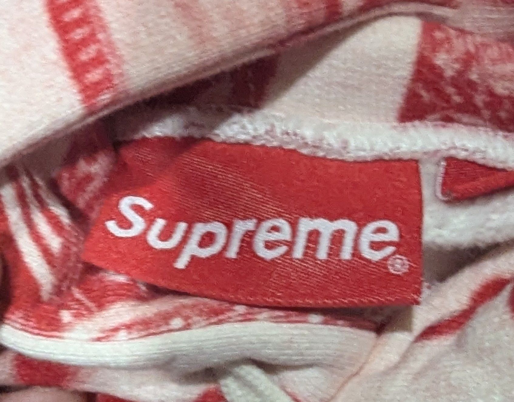Supreme Supreme S/S 20 Bling Hooded Sweatshirt (Red) Large Size US L / EU 52-54 / 3 - 5 Thumbnail