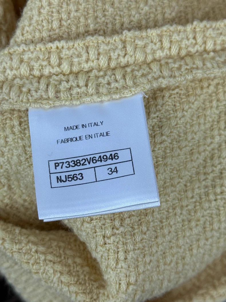 Chanel Chanel Yellow tie-on skirt Size 42" / US 20 - 5 Thumbnail