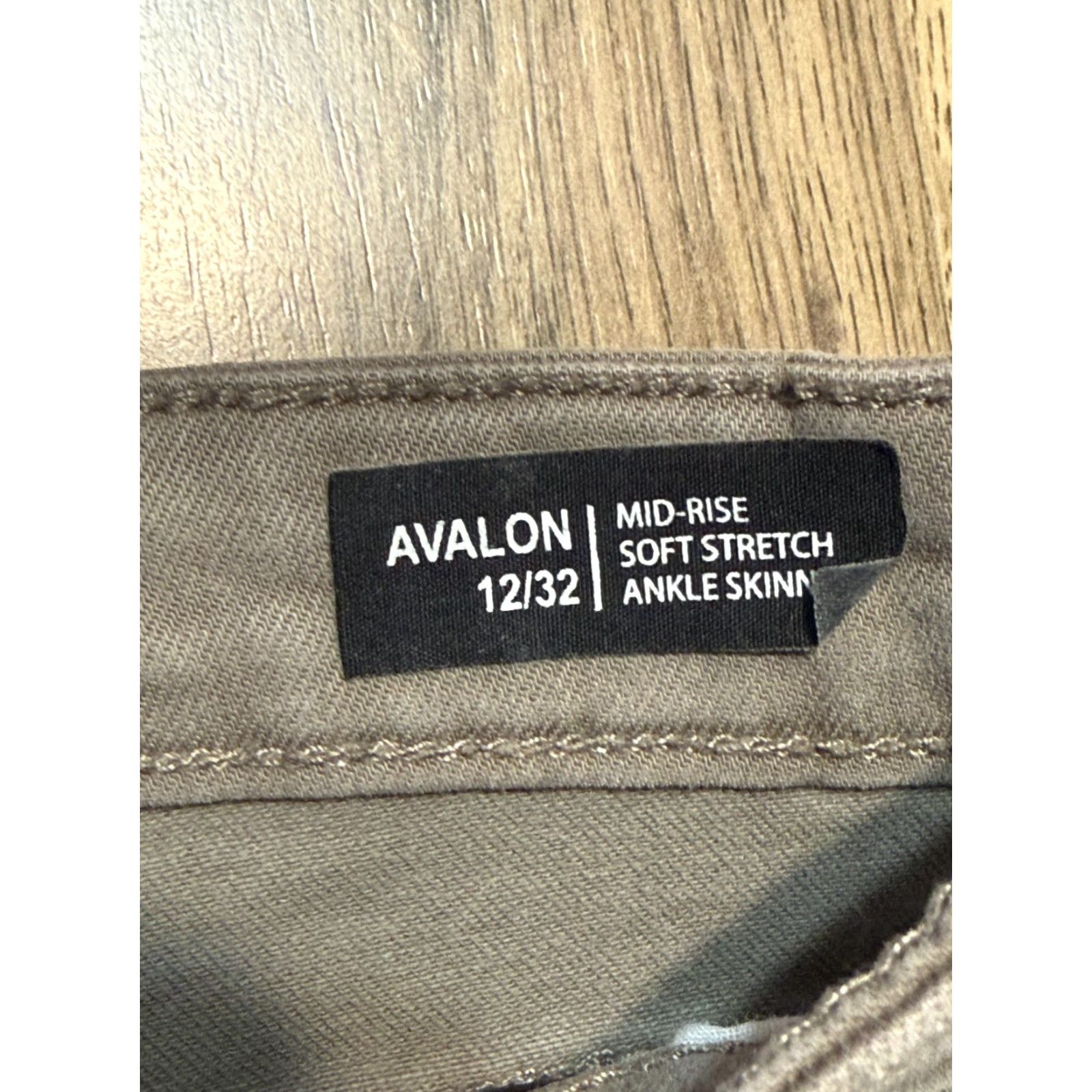 Buffalo David Bitton Buffalo David Bitton Jeans Womens 12/32 Brown Mid Rise Soft Stretch Ankle Skinny Size 34" / US 12 / IT 48 - 7 Thumbnail