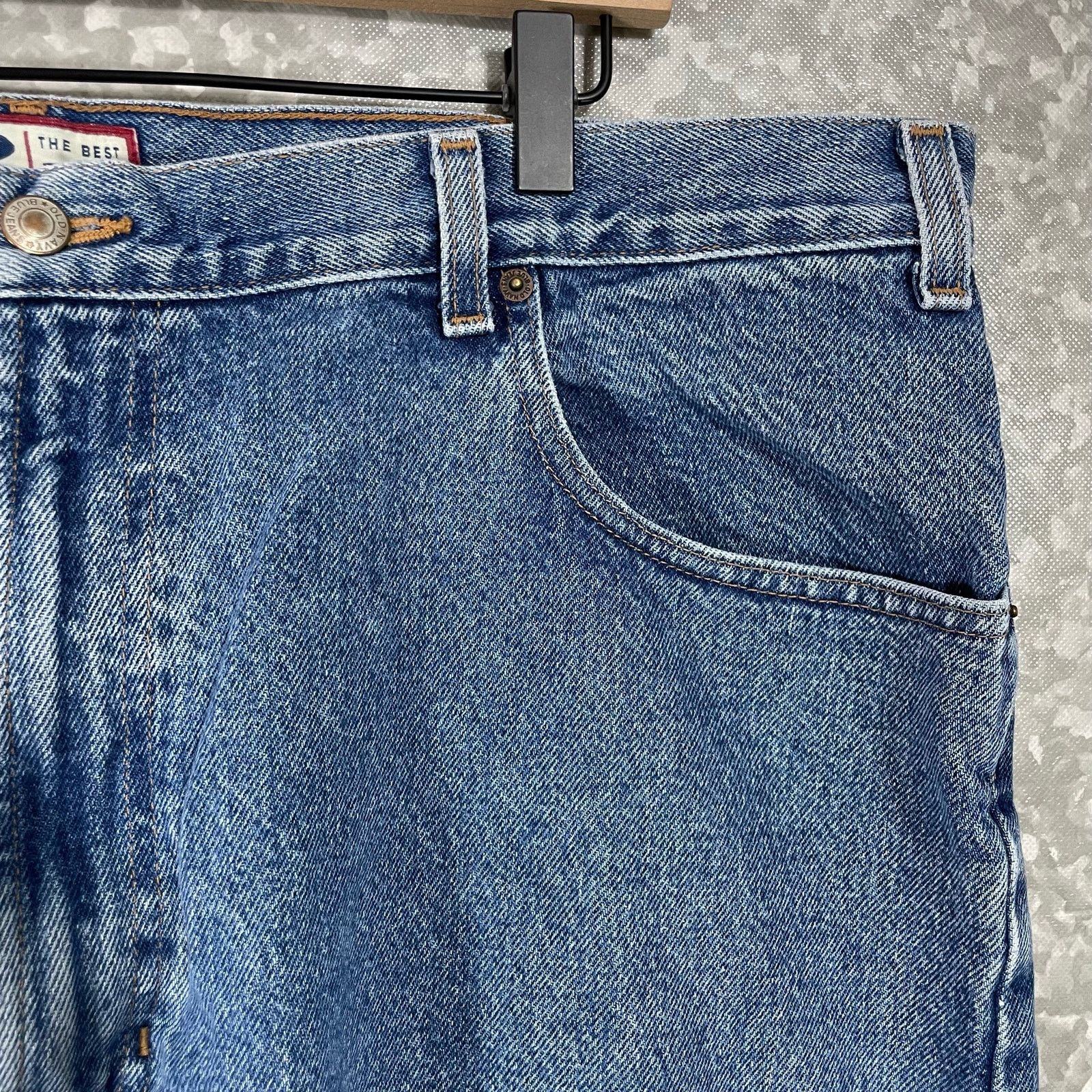 Old Navy Old Navy Men's Medium Wash Straight Leg Jeans - Size 42x32 Size US 42 / EU 58 - 2 Thumbnail