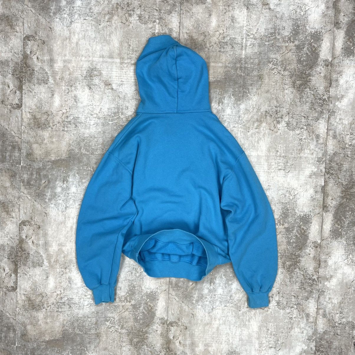 Vintage BASIC BLANK BOXY HOODIE HEAVYWEIGHT BLUE Size US M / EU 48-50 / 2 - 5 Thumbnail