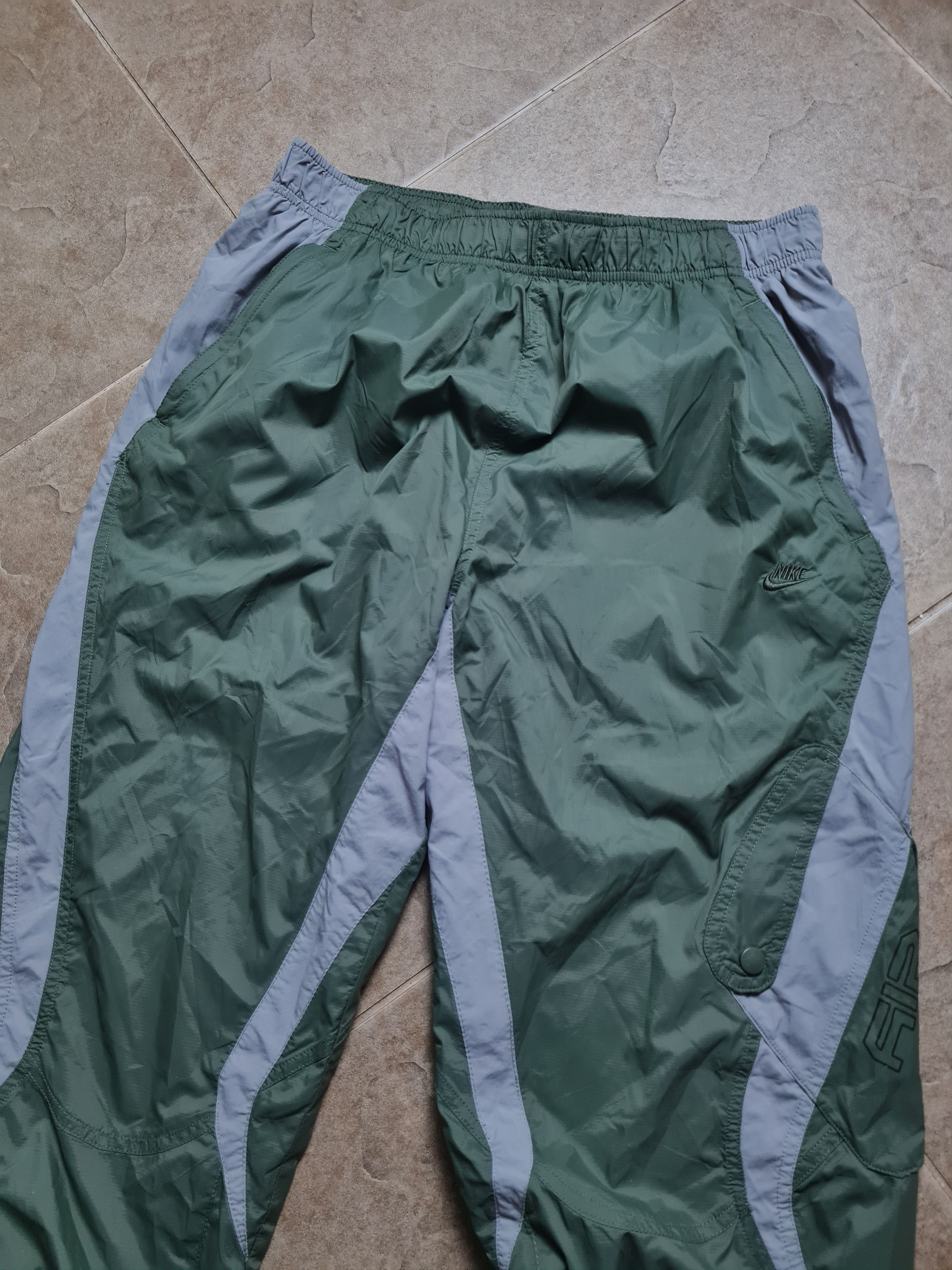 Nike Vintage drill pants khaki 00s Nike AIR Tracksuit Bottoms L Size US 32 / EU 48 - 12 Thumbnail