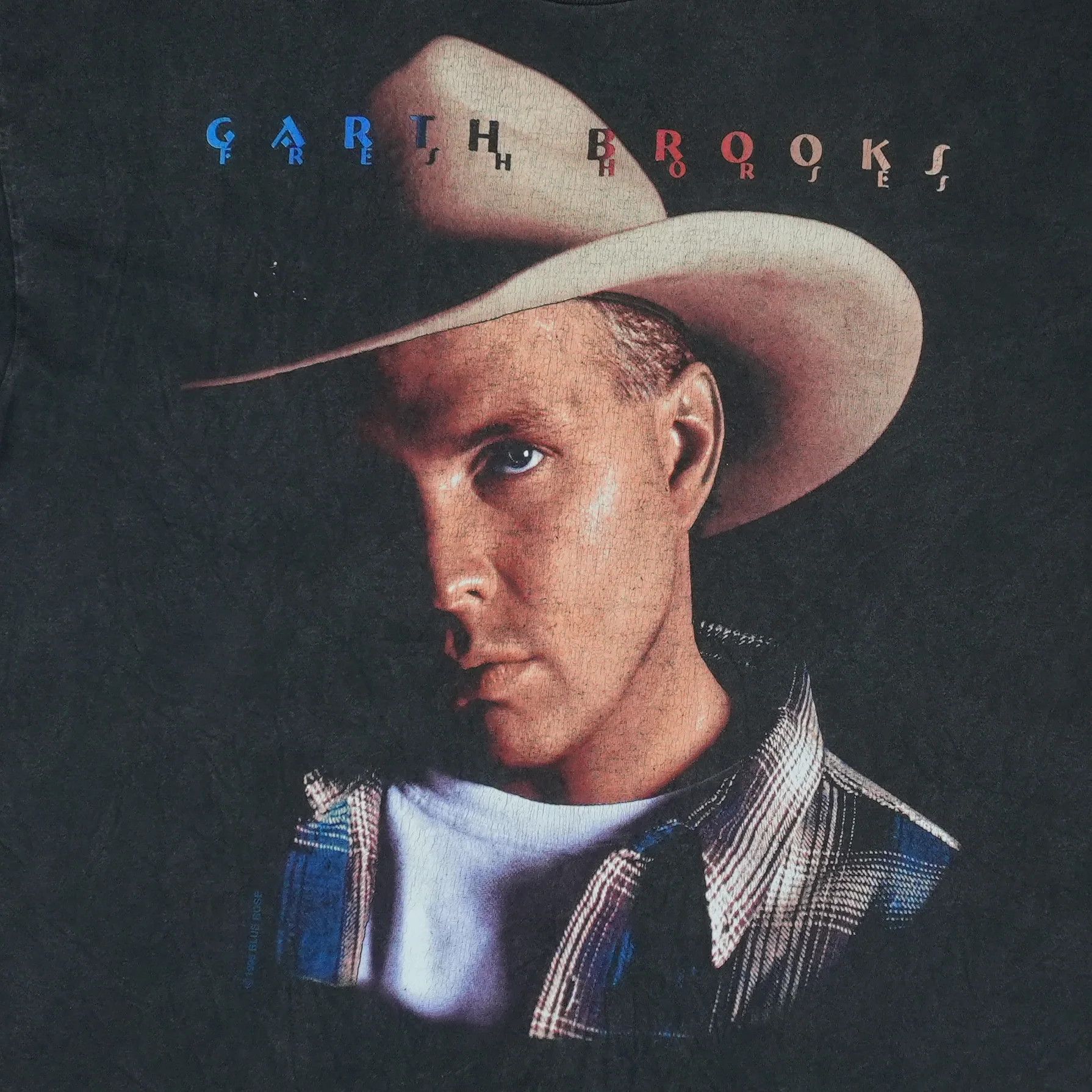 Band Tees Vintage Garth Brooks Fresh Horses 1995 Band Tour Graphic Tee Size US L / EU 52-54 / 3 - 1 Thumbnail