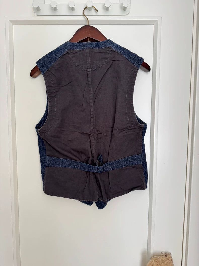 RRL Ralph Lauren RRL Ralph Lauren Indigo workwear vest Size 50R - 2 Thumbnail