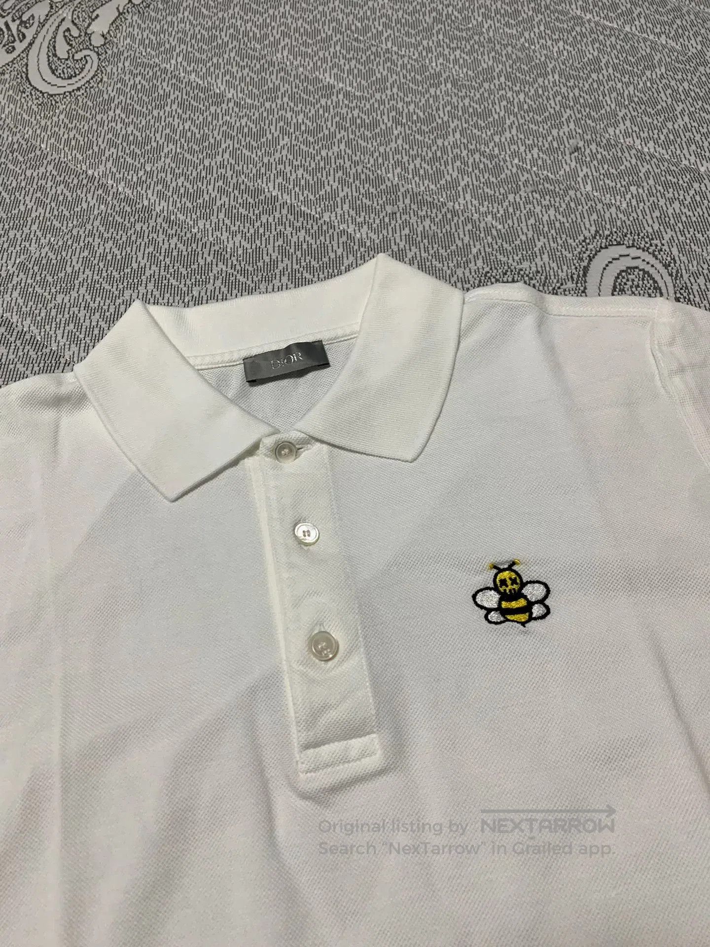 Dior Dior x Kaws Bee Embroidery Polo Shirt. Size US M / EU 48-50 / 2 - 2 Thumbnail