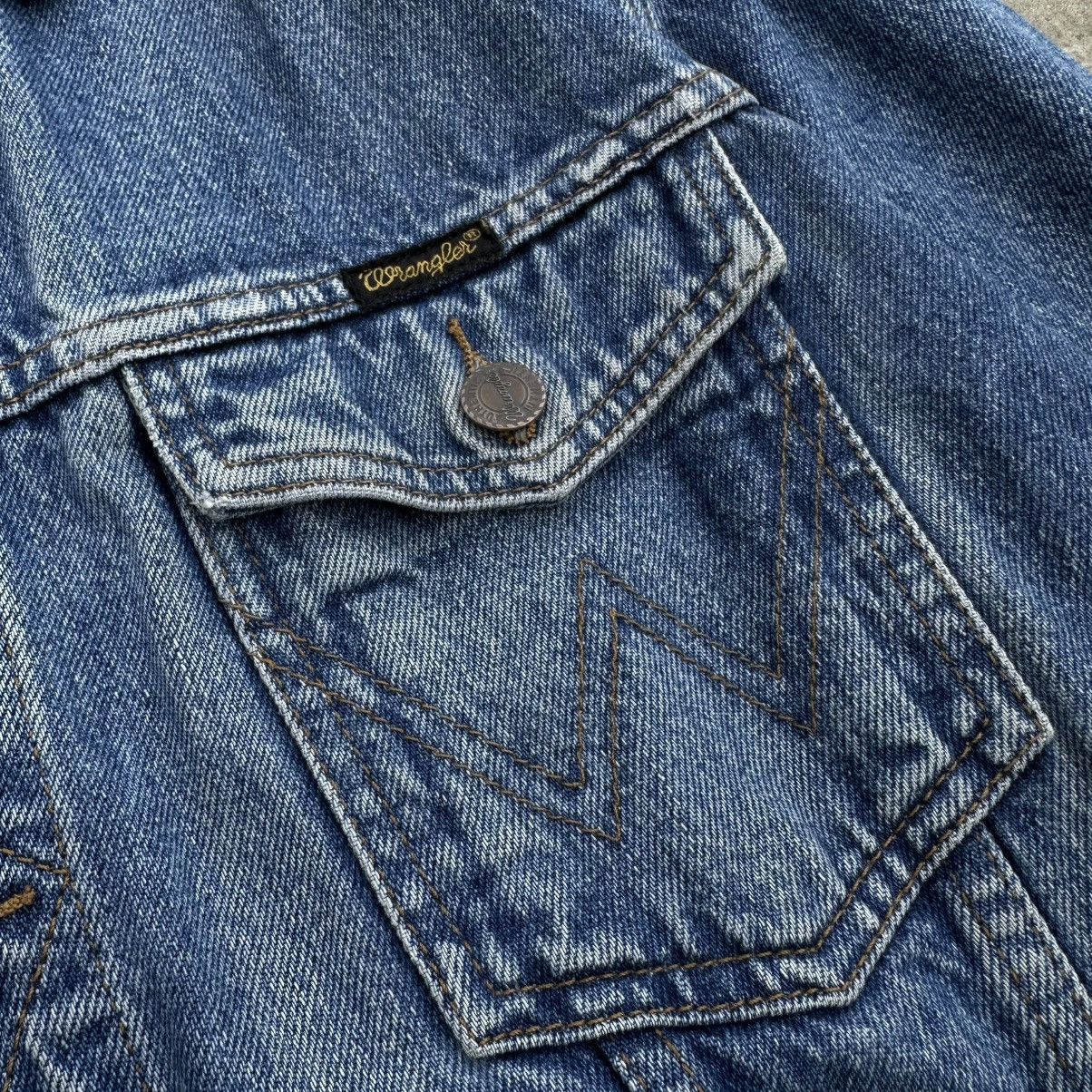 Wrangler VTG Japanese Style Wrangler Denim Jacket Bomber Y2K 80s Size US L / EU 52-54 / 3 - 8 Thumbnail