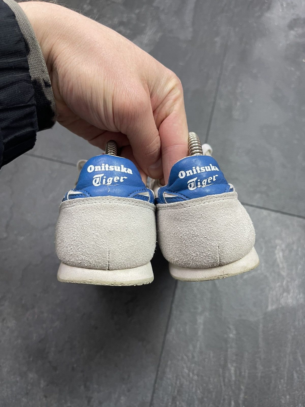 Asics Vintage ASICS Tiger Onitsuka Navy Sneakers Size US 5.5 / EU 38 - 10 Thumbnail