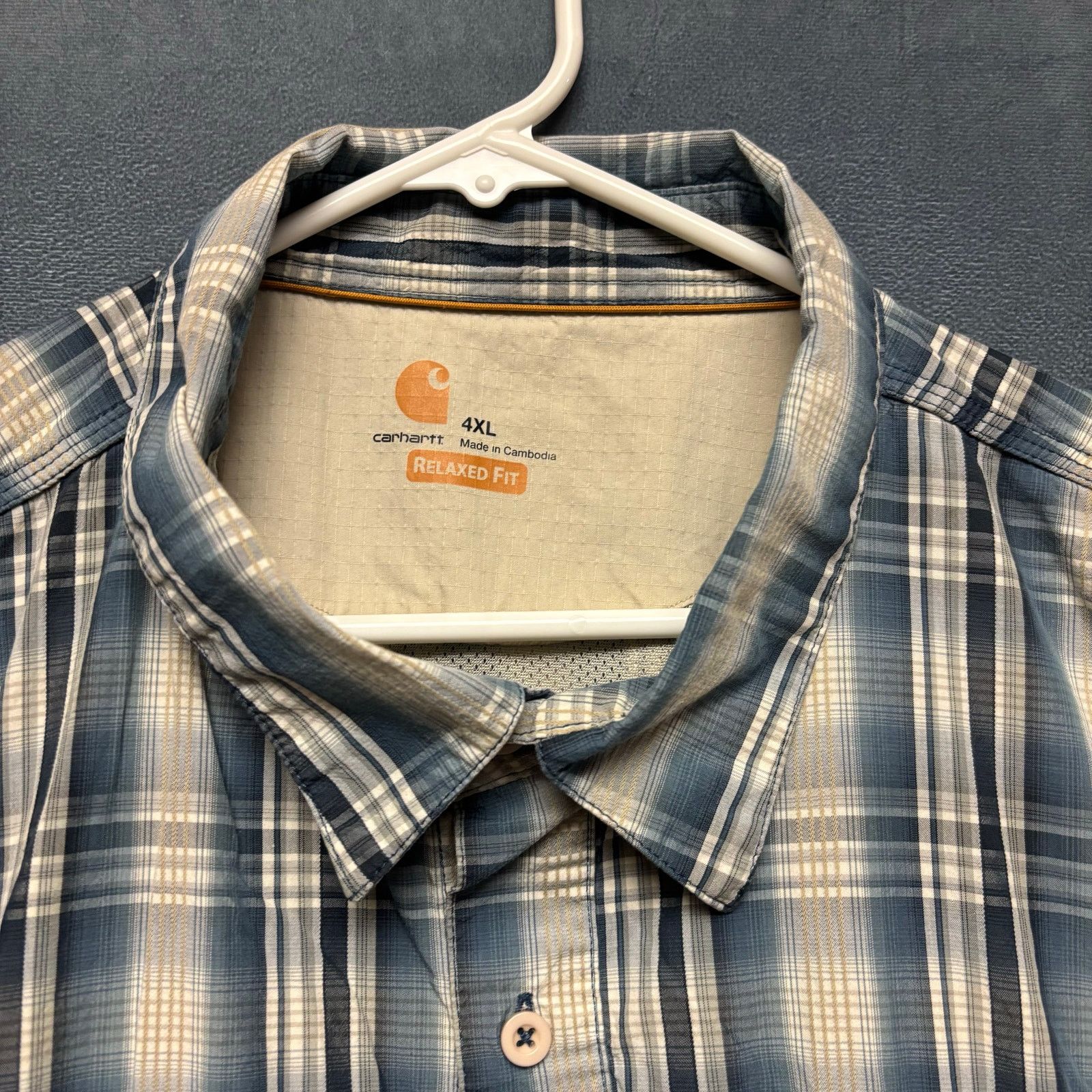 Carhartt Carhart Force Relaxed Fit Shirt Plaid Fisherman Ventilated Size US XXL / EU 58 / 5 - 10 Thumbnail