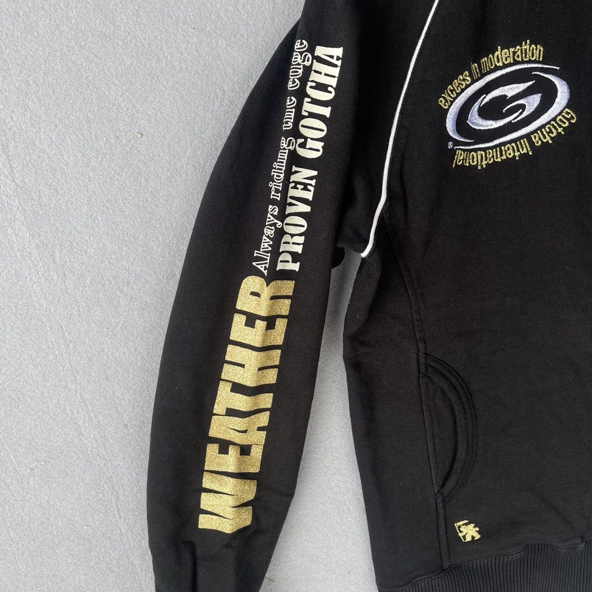 Gotcha Vintage Y2K Gotcha Graphic Full-Zip Hoodie Black Streetwear Size US M / EU 48-50 / 2 - 5 Thumbnail