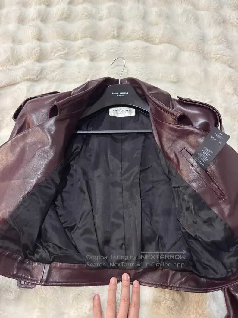 Saint Laurent Paris Saint Laurent Paris Short Sheepskin Leather Jacket Size XS / US 0-2 / IT 36-38 - 5 Thumbnail