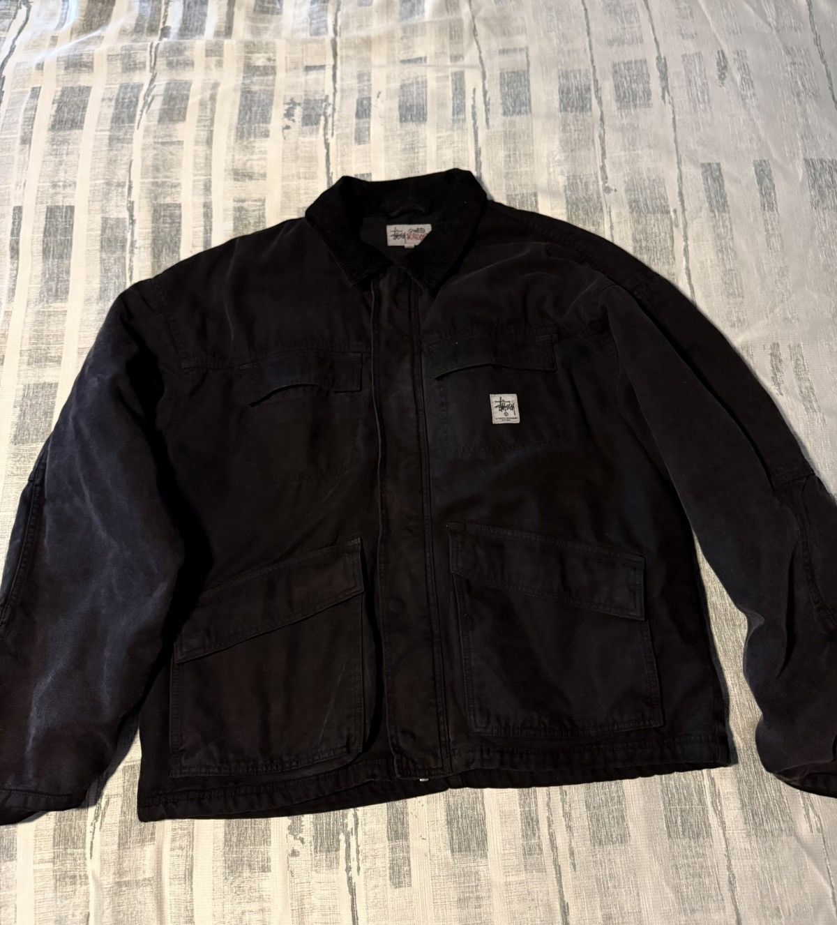 Stussy Stussy Washed Canvas Shop Jacket Size US XXL / EU 58 / 5 - 1 Thumbnail