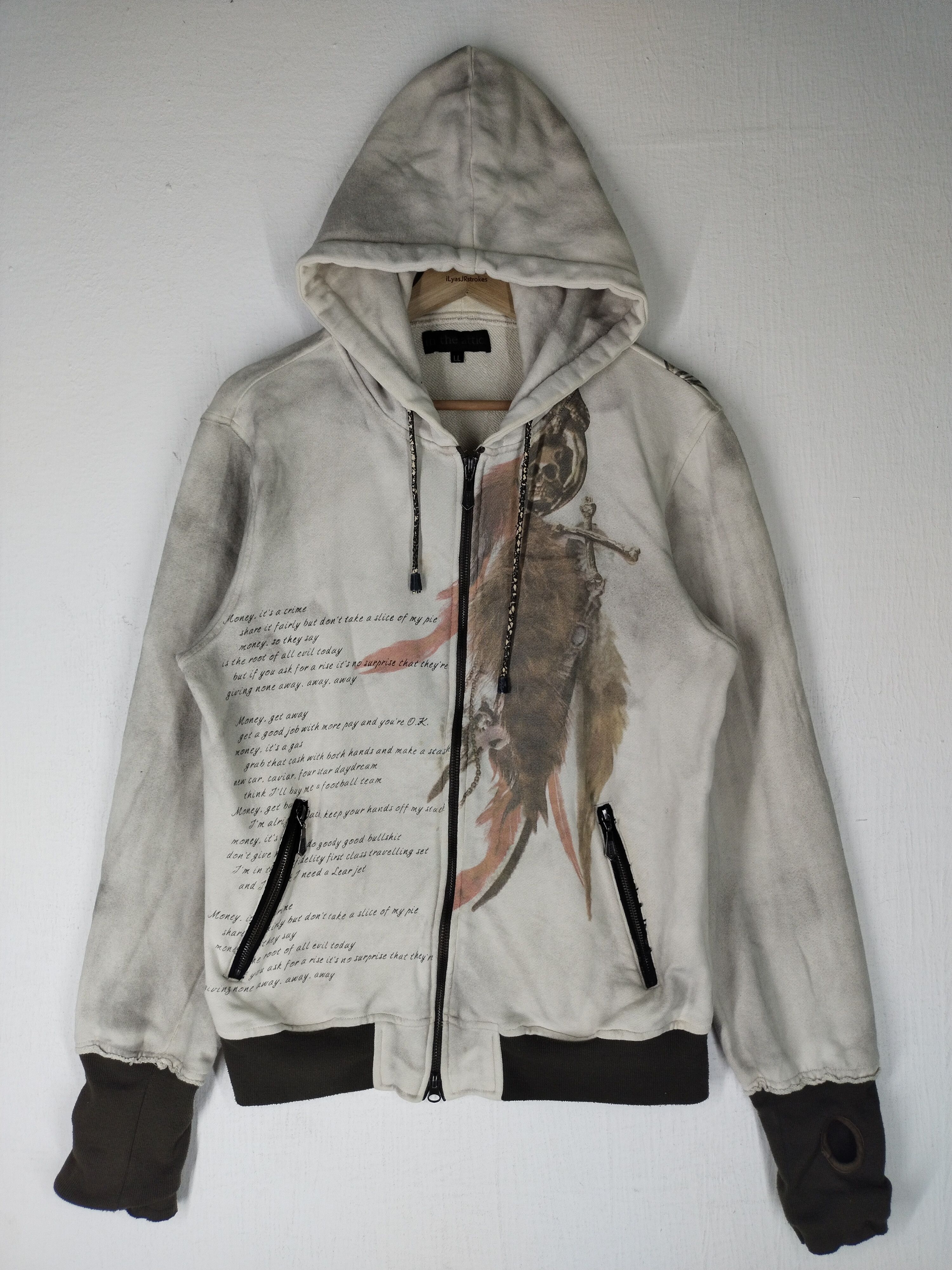 In The Attic In the attic skull hoodie | Grailed