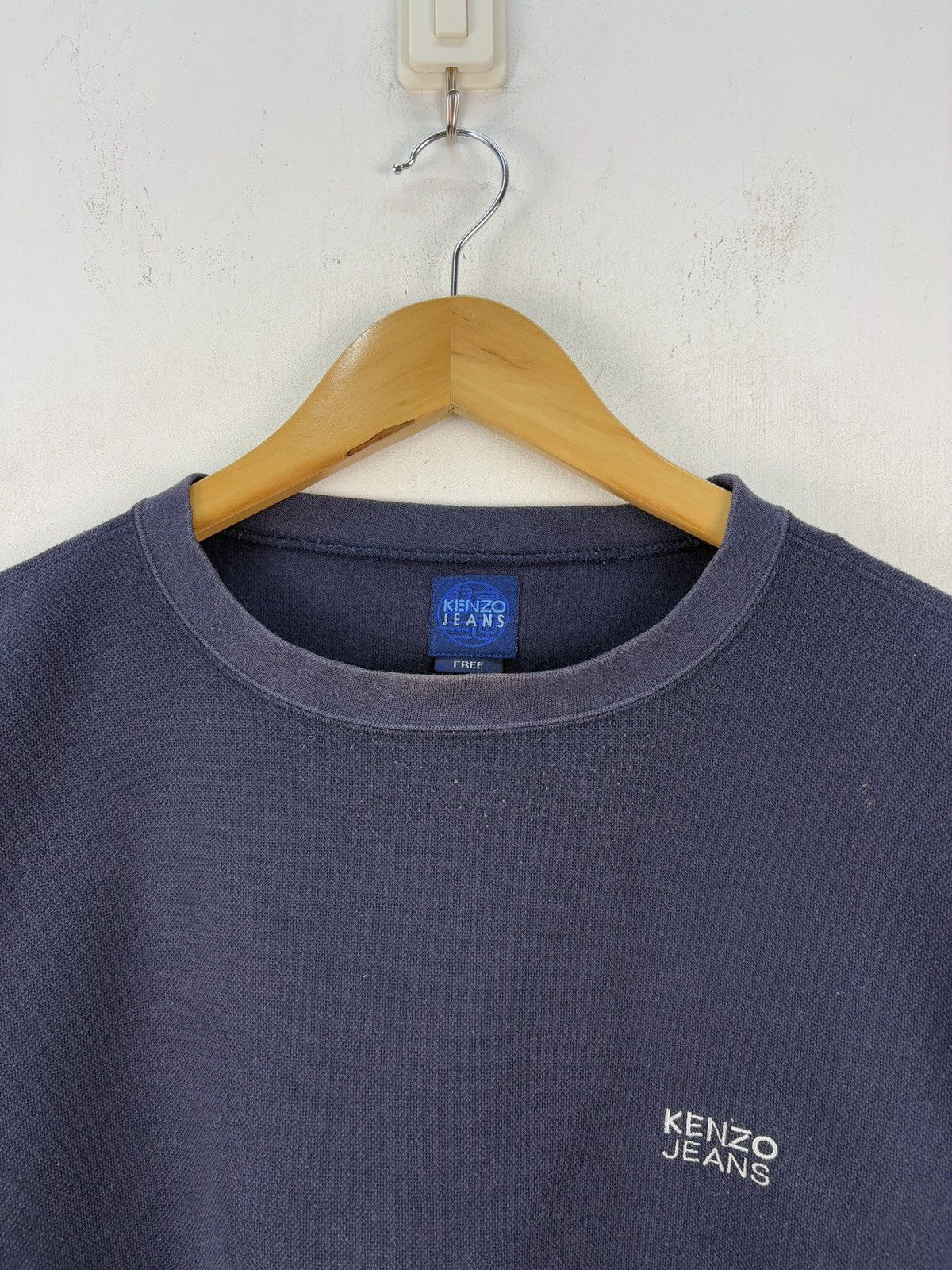 Kenzo × Vintage Vintage Kenzo Jeans Sweatshirt Sweater Baggy Size US L / EU 52-54 / 3 - 3 Thumbnail