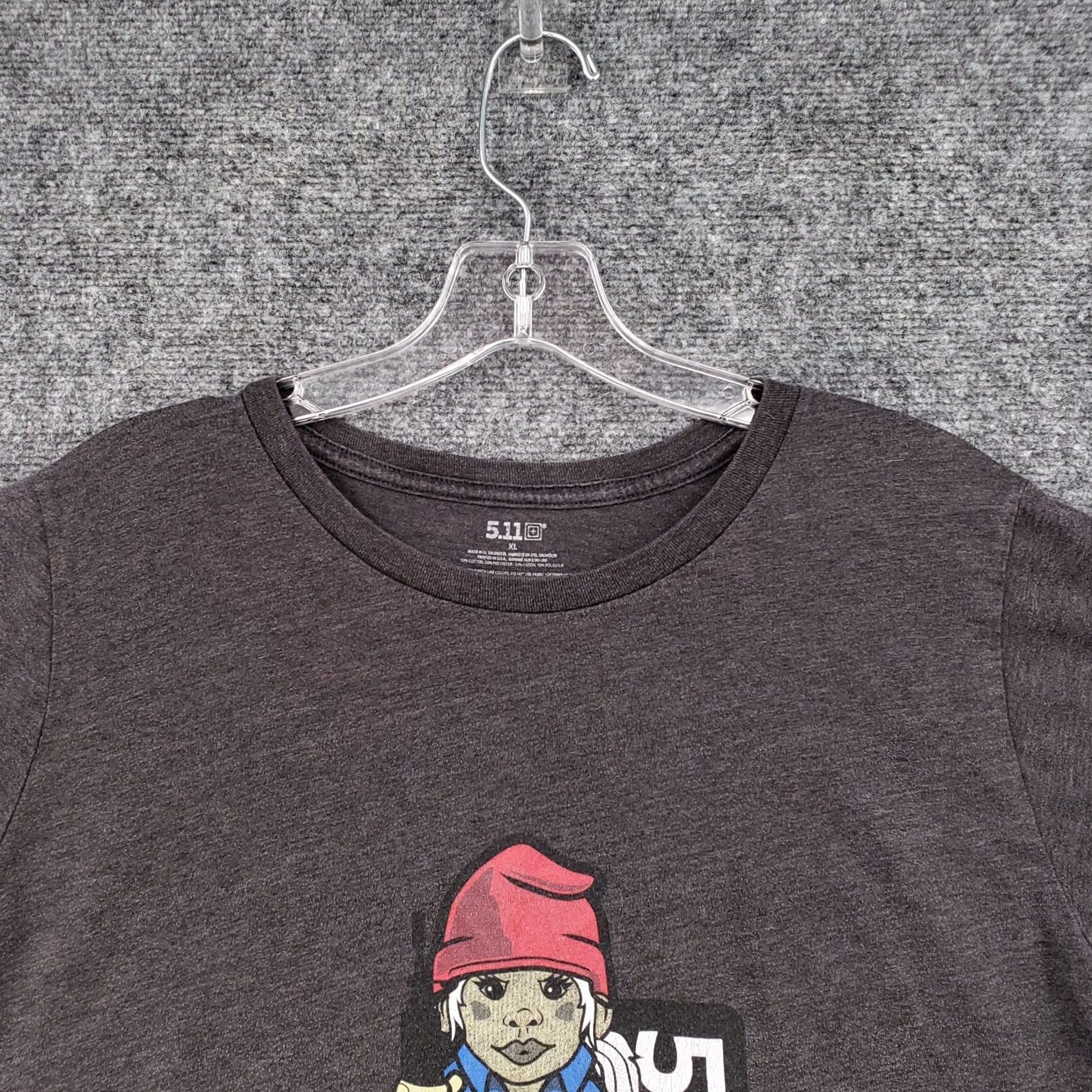Vintage 5.11 Tactical T Shirt Womens XL Gray Cap Sleeve Pullover Crew Neck Casual Travel Shirt Ladies XL Grey Size XL / US 12-14 / IT 48-50 - 3 Thumbnail