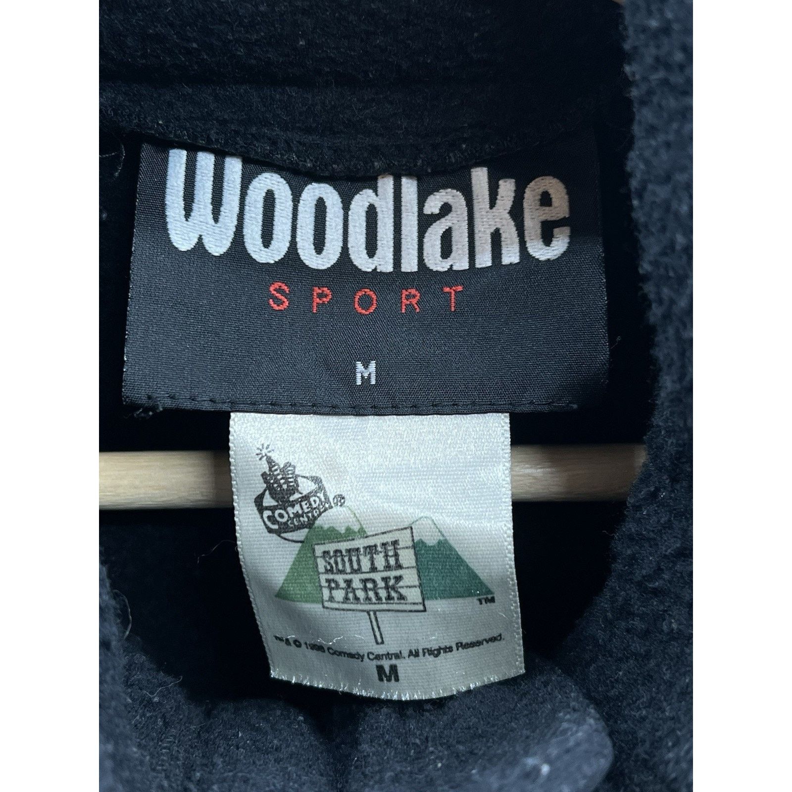 Other 1998 South Park Woodlake Sport Black Pullover Fleece Medium Size US M / EU 48-50 / 2 - 3 Thumbnail