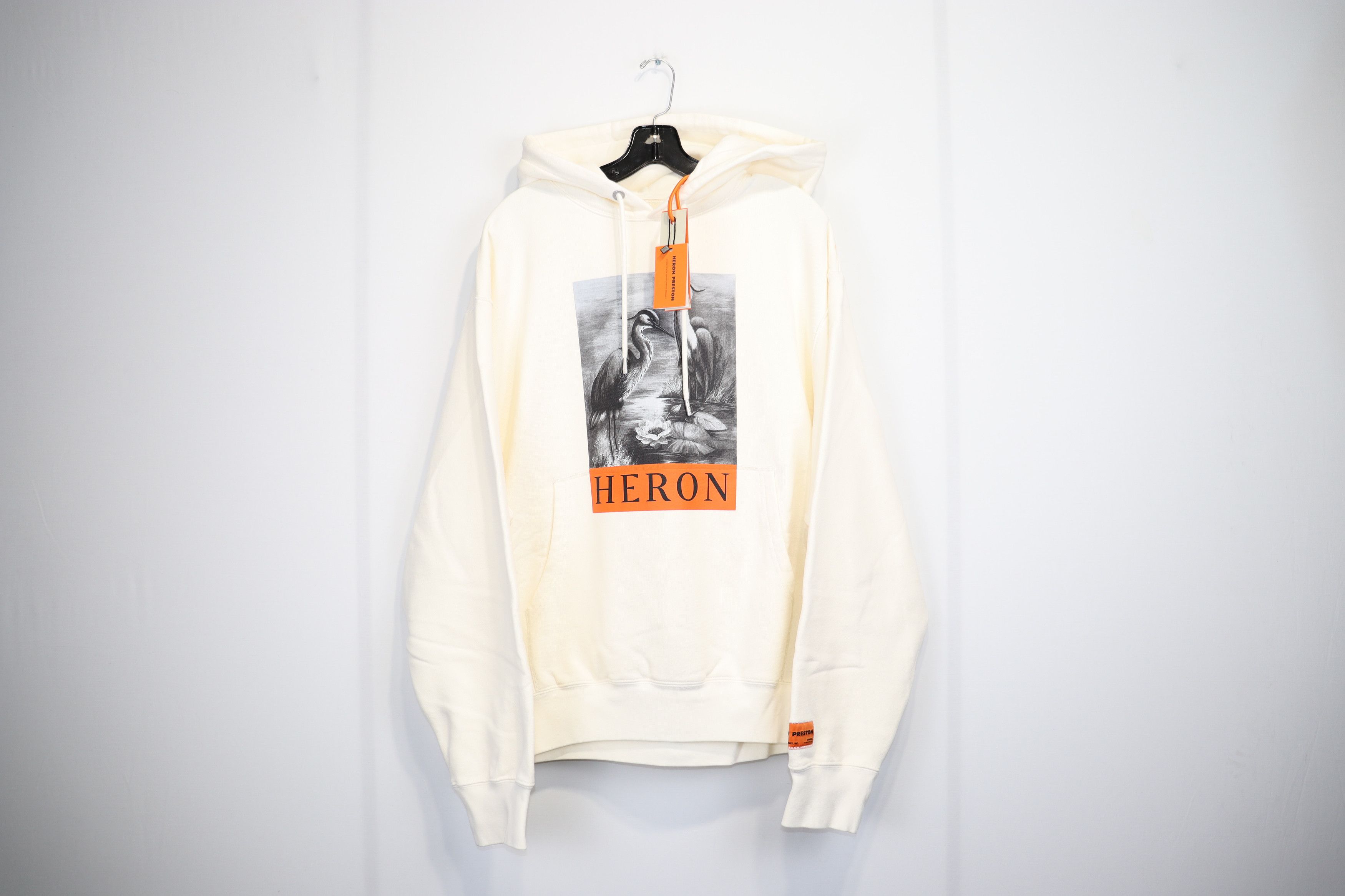 Heron Preston o1rshd1 NF Heron BW Hoodie in White / Black Size US L / EU 52-54 / 3 - 2 Thumbnail