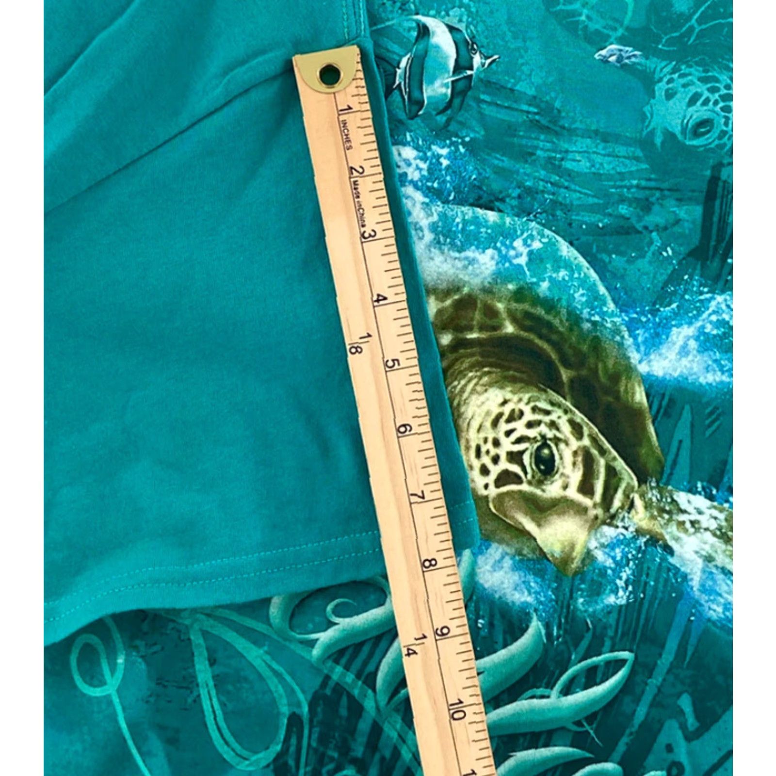 Vintage Seaworld Shirt Men XL Green Turtle Graphic Cotton Crew Neck Short Sleeve Logo Mens Size US XL / EU 56 / 4 - 7 Thumbnail