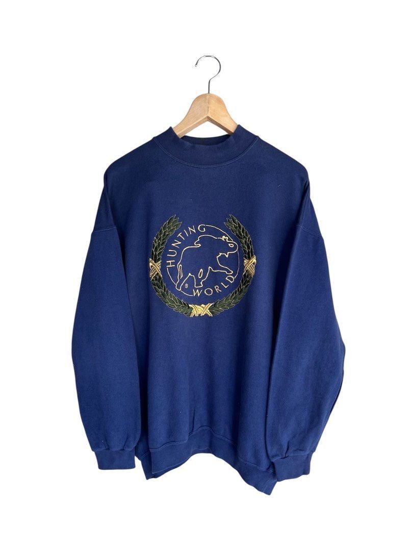 Vintage Vintage Hunting World Big Logo Sweatshirt Size US M / EU 48-50 / 2 - 1 Thumbnail
