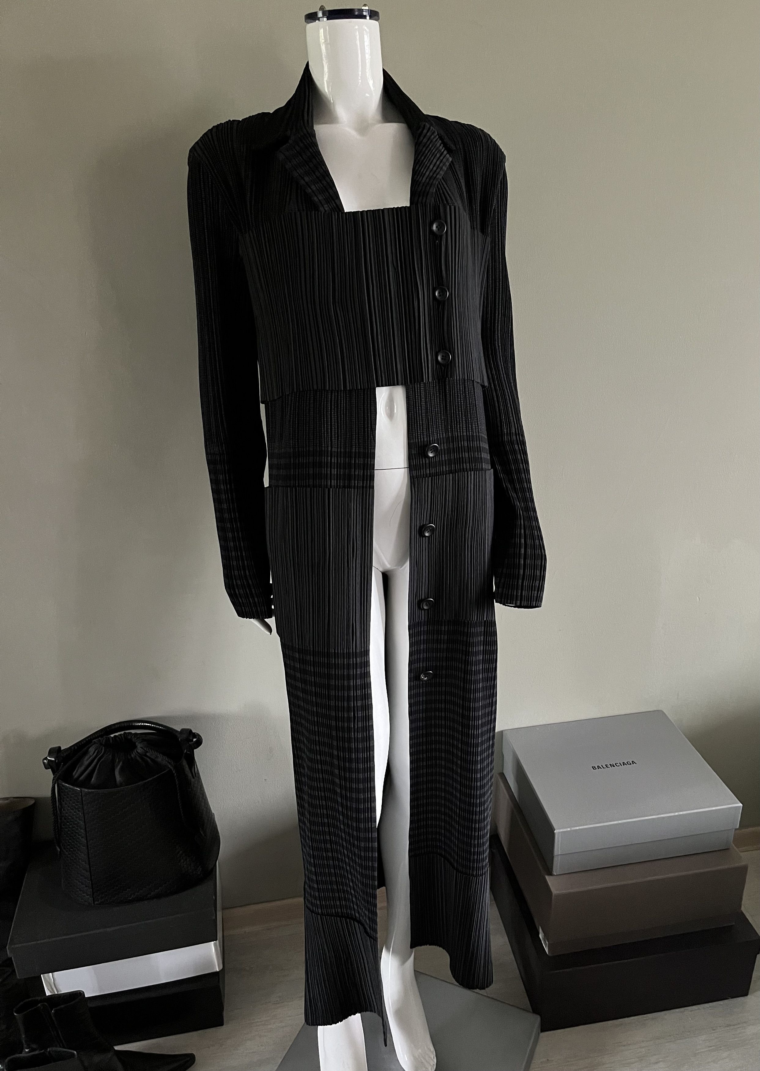 Issey Miyake Issey Miyake Coat Rare Mainline Size L / US 10 / IT 46 - 14 Thumbnail