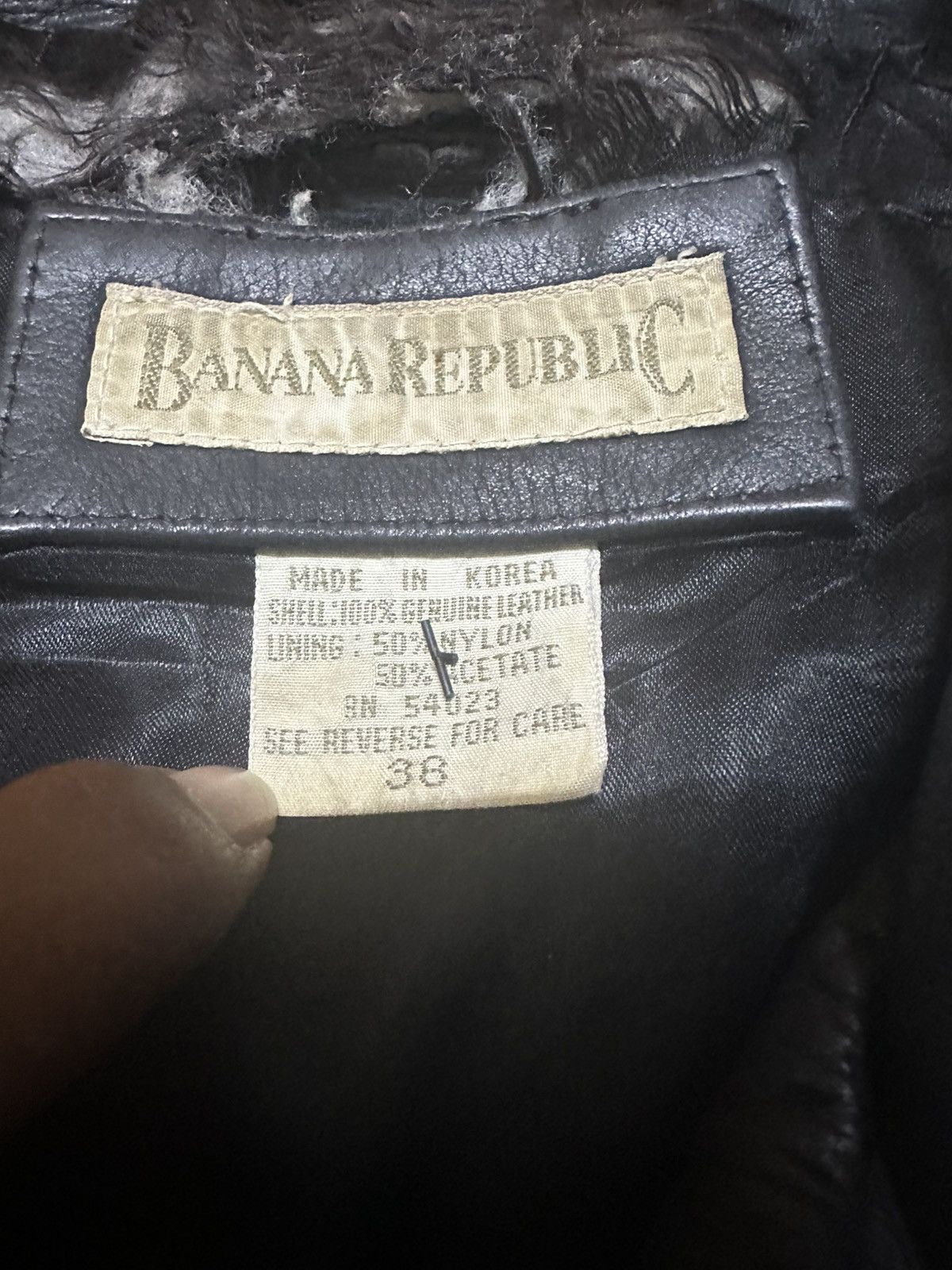 Banana Republic Vtg 80s Banana Republic leather jacket Size US M / EU 48-50 / 2 - 3 Thumbnail
