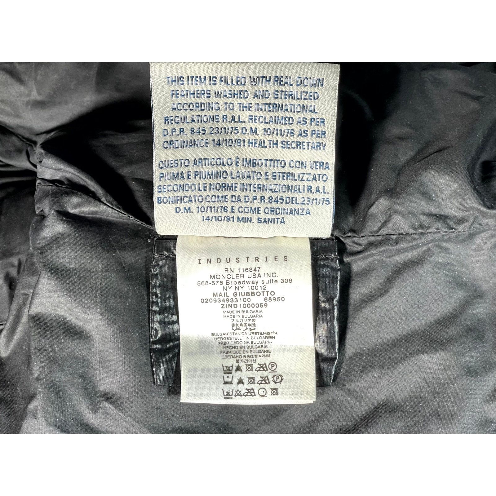 Moncler Moncler Long Black Jacket Size M / US 6-8 / IT 42-44 - 7 Thumbnail