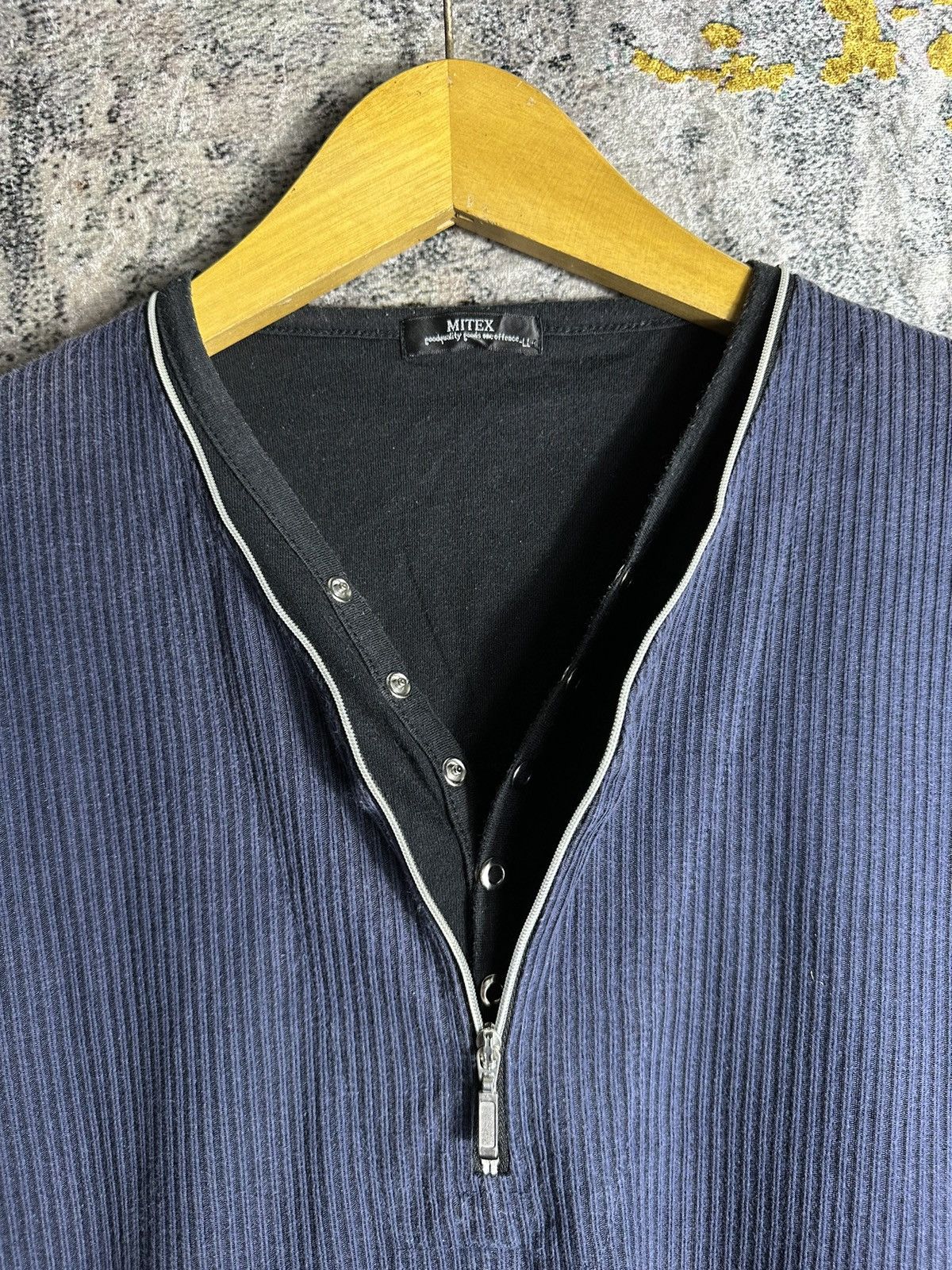 If Six Was Nine CRAZY FADED JAPANESE GOTHIC WESTERN ROCK DOUBLE LAYER LS Size US L / EU 52-54 / 3 - 3 Thumbnail