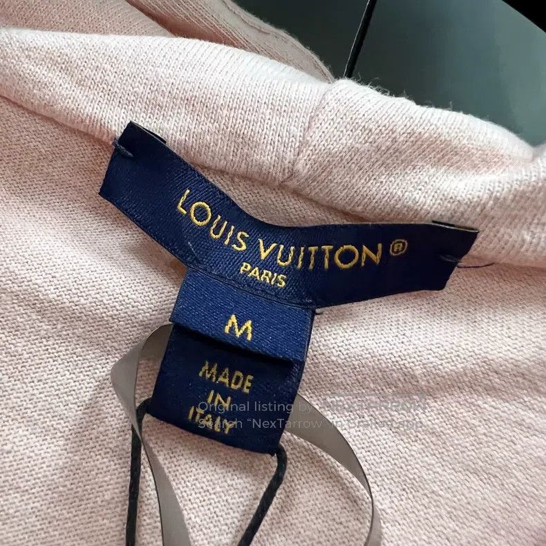 Louis Vuitton Louis Vuitton Pink Chain Hooded Short Sleeve Size US M / EU 48-50 / 2 - 4 Thumbnail