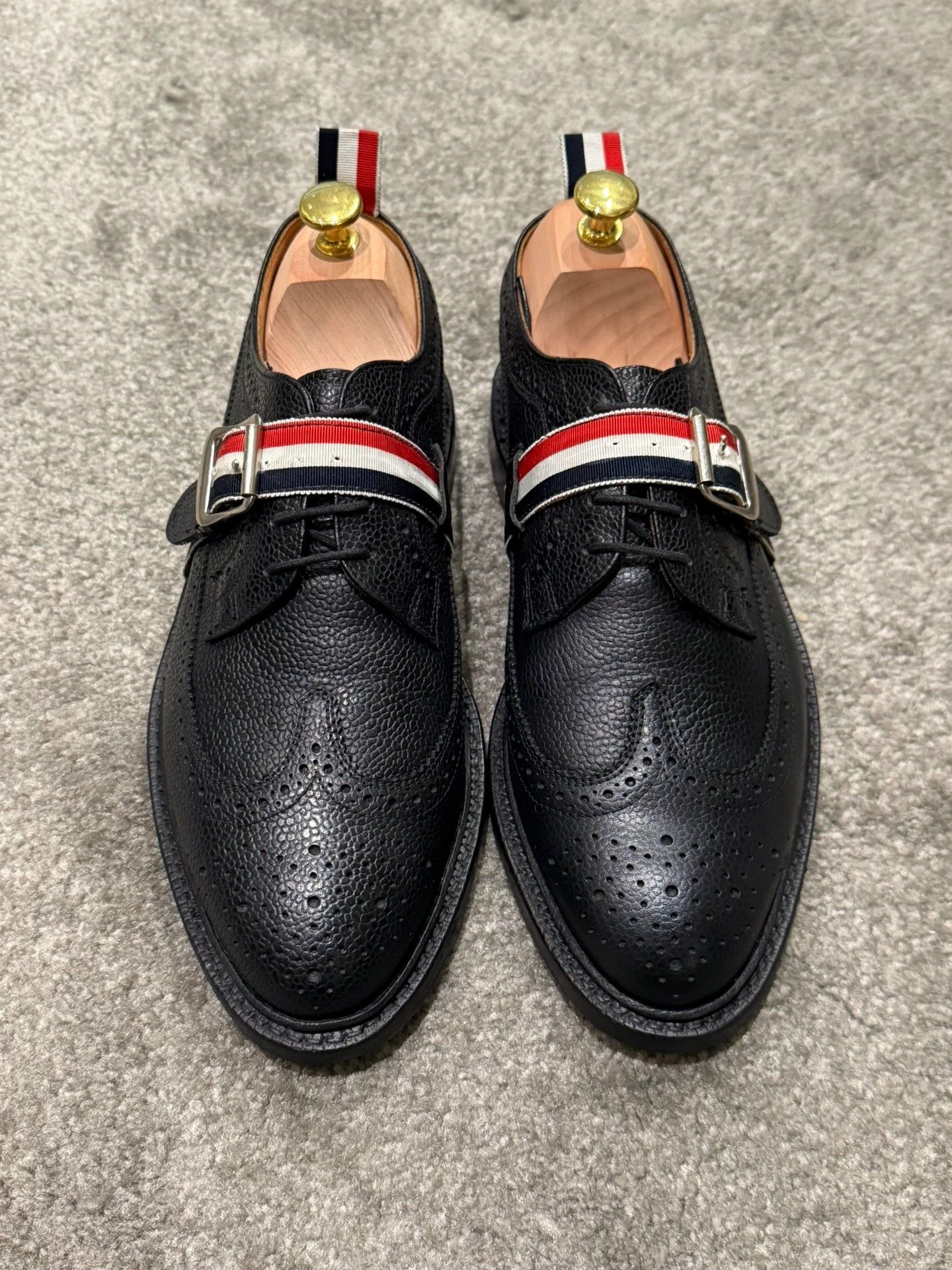 Thom Browne Thom Browne Brogue Removable Laces Wood Sole 8.5 9+ Size US 9 / EU 42 - 1 Thumbnail