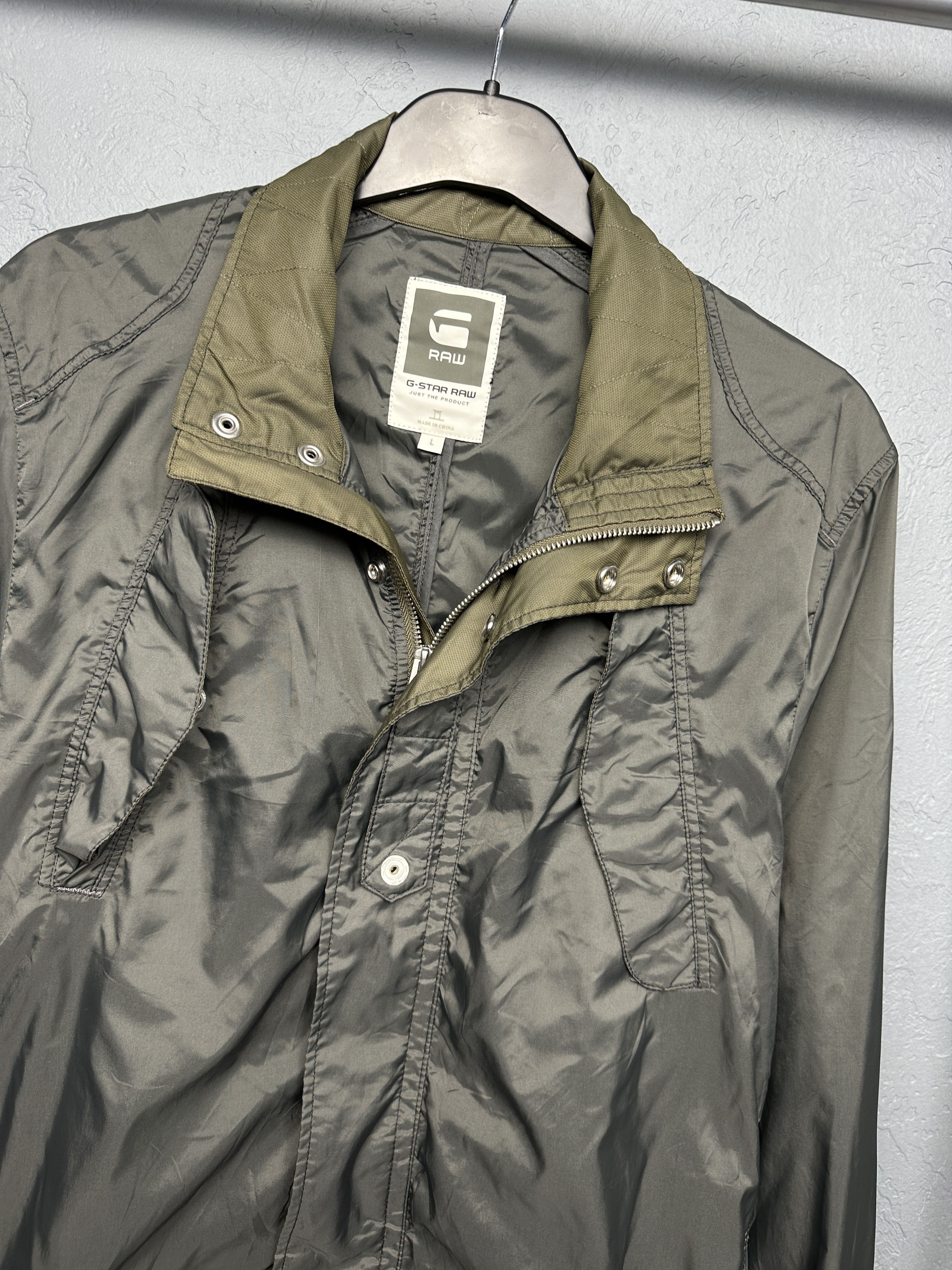 G-Star G Star Raw Benin Myrow Overshirt Nylon Mens Jacket Size US L / EU 52-54 / 3 - 2 Thumbnail