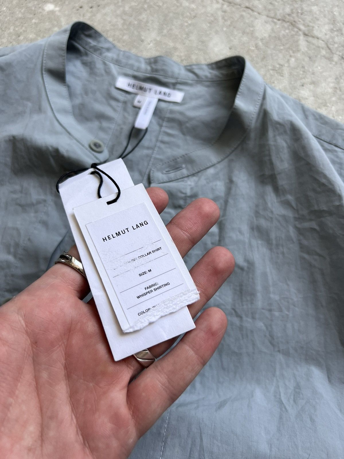 Helmut Lang New Helmut Lang Shirt Button Size US M / EU 48-50 / 2 - 9 Thumbnail