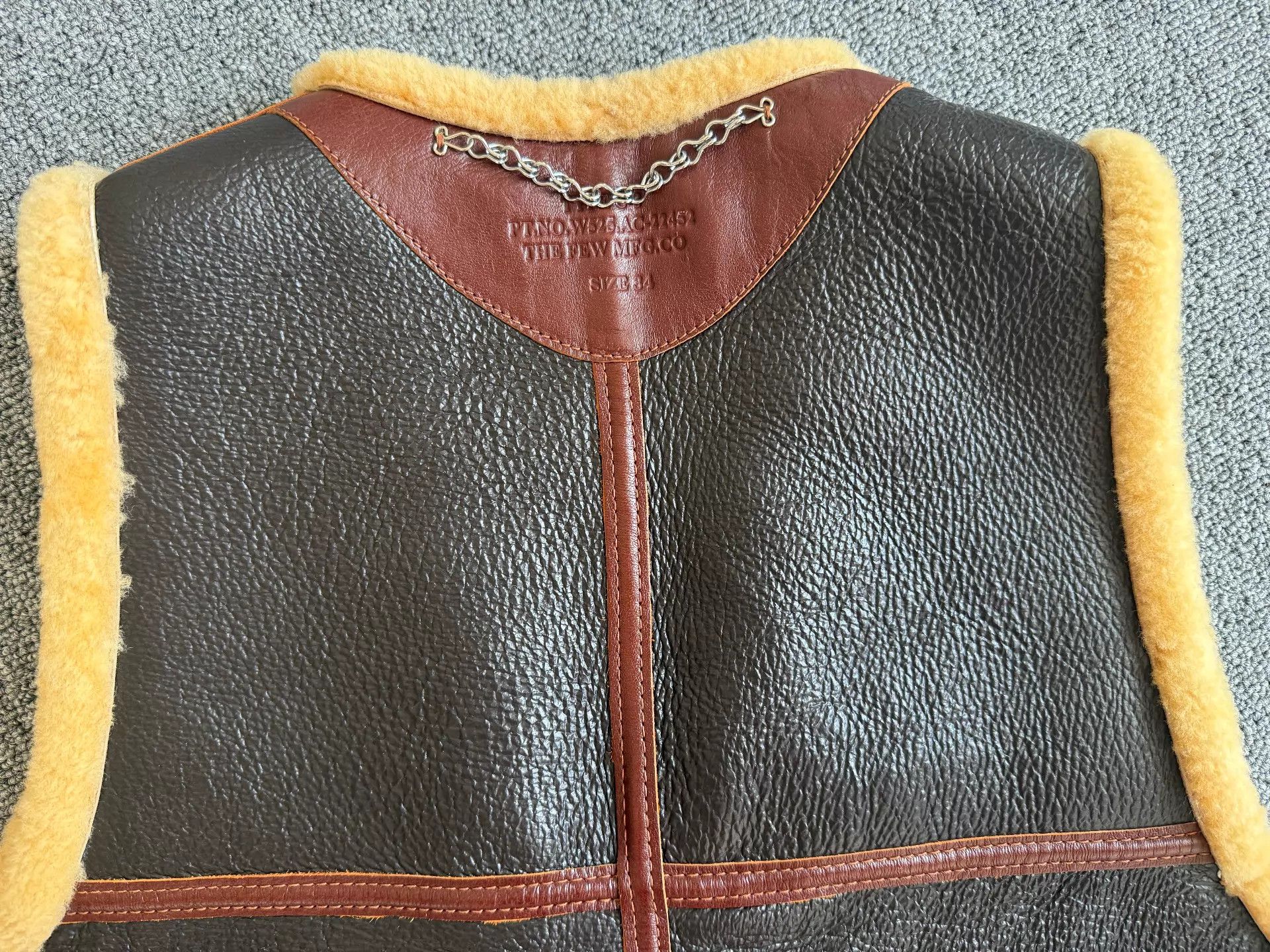 Other THE FEW C3 nonMA1 Shearling Jacket 34 Unisex Small Size XXS / US 00 / IT 34 - 5 Thumbnail