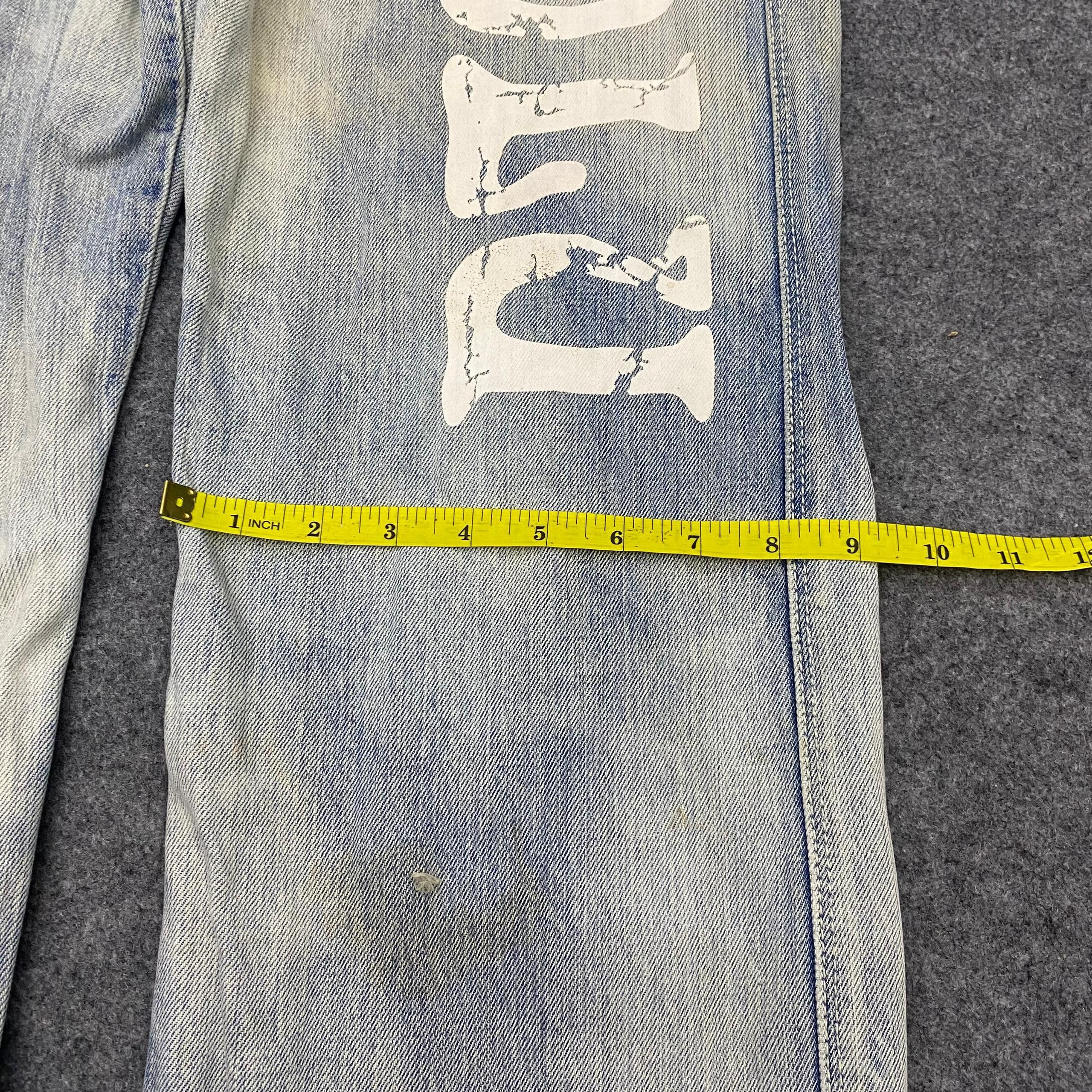 If Six Was Nine 💥Best Offer💥Vintage Cocolulu Men Distressed Denim Size US 34 / EU 50 - 6 Thumbnail