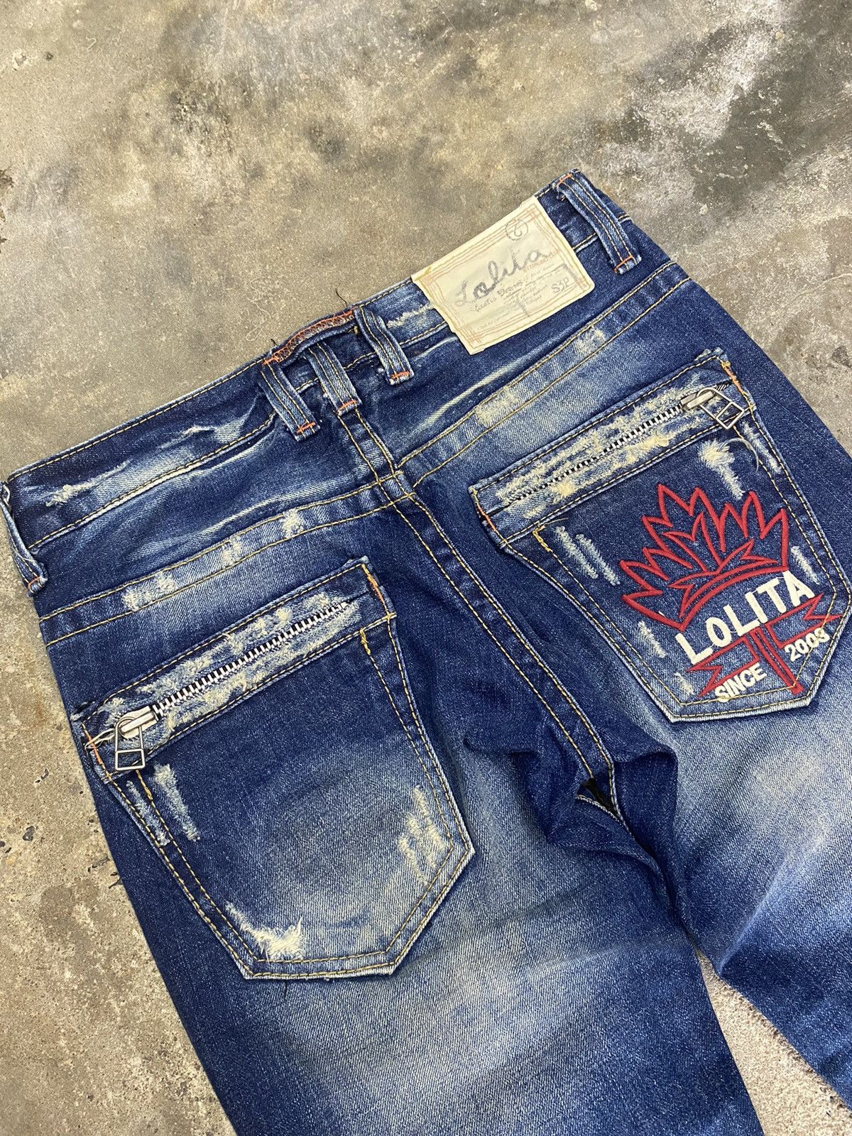 Japanese Brand × Vintage Lolita blue jeans wash japanese brand Size US 30 / EU 46 - 10 Thumbnail