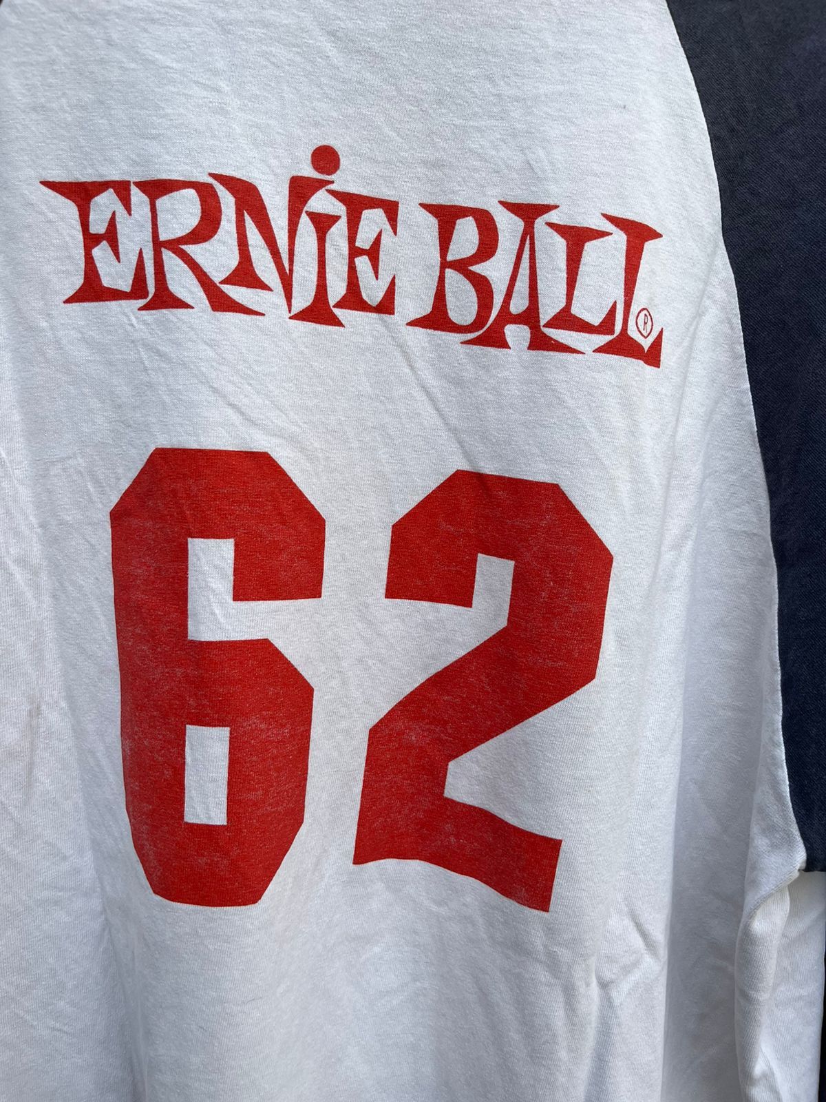 Other Y2K VTG Ernie Balls Raglan print graphic tee tshirt Size US XL / EU 56 / 4 - 4 Thumbnail