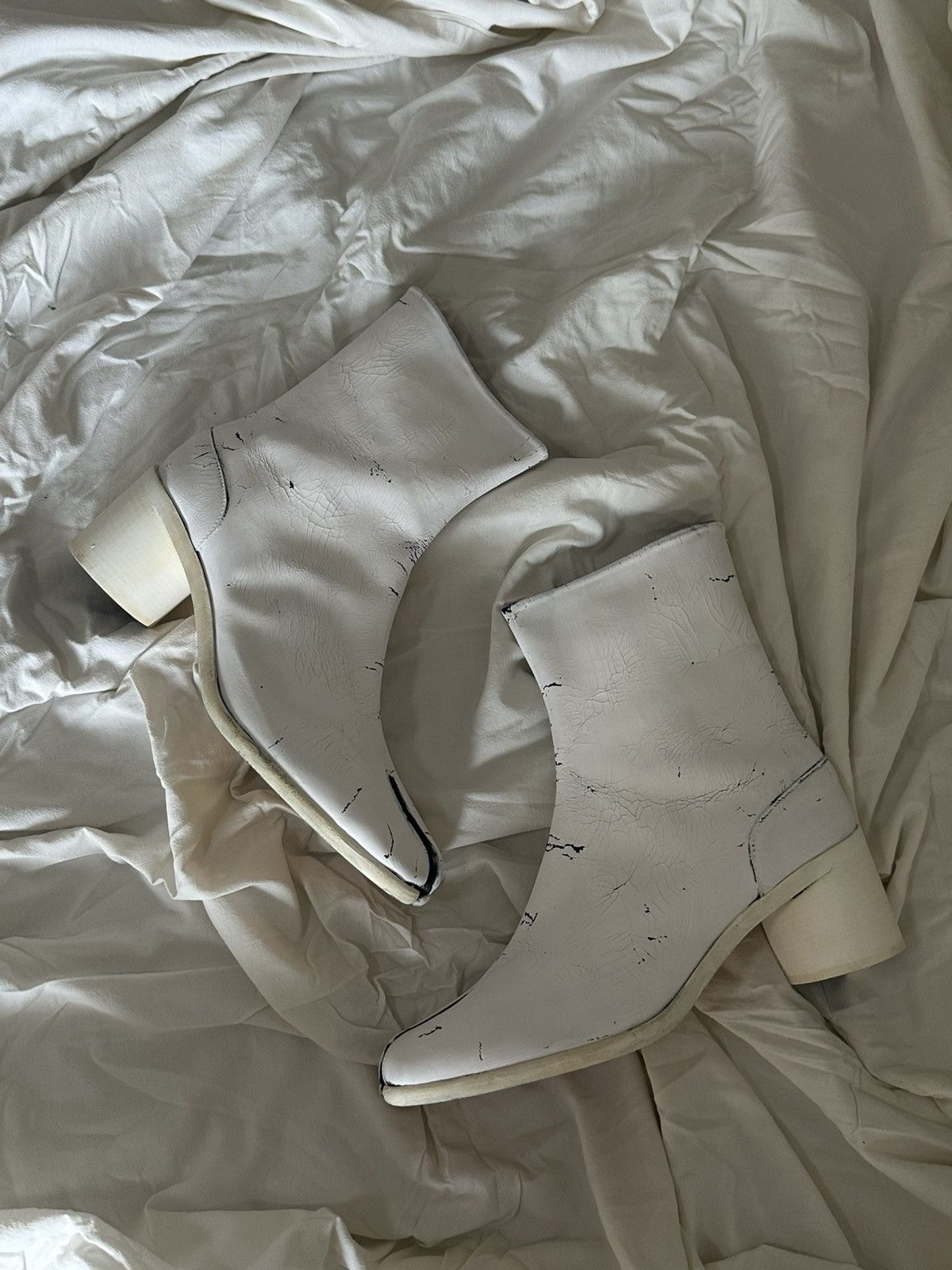 Maison Margiela FINAL DROP SSENSE EXCLUSIVE Painted Tabi Boots Size US 13 / EU 46 - 9 Thumbnail
