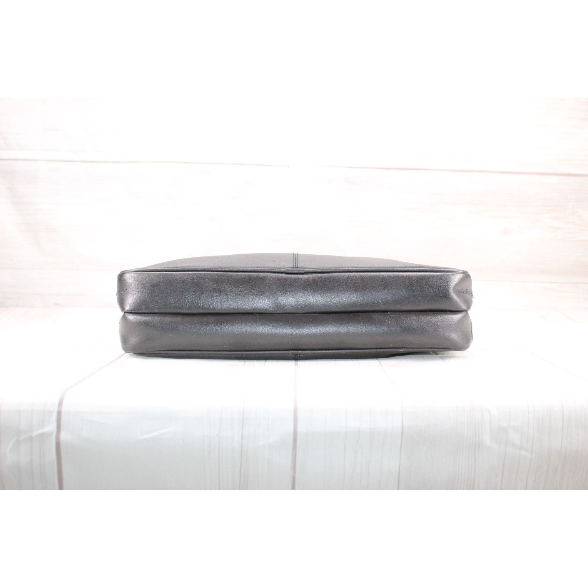Leather × Other Tech Organizer Handcrafted Computer Briefcase Laptop Size ONE SIZE - 3 Thumbnail