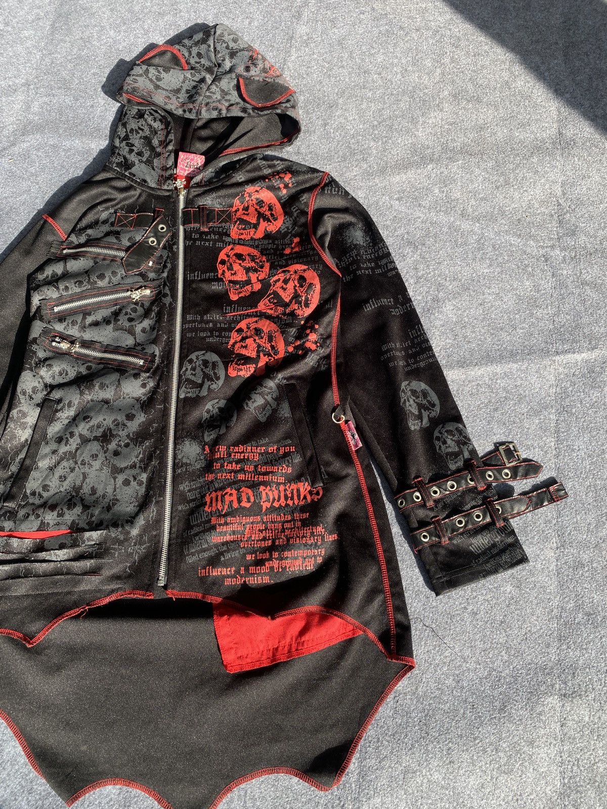 Issey Miyake Vintage mad punk gothic jacket Size M / US 6-8 / IT 42-44 - 6 Thumbnail