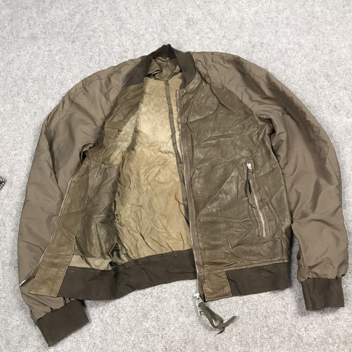 Allsaints ALLSAINTS LEATHER BOMBER JACKET Size US S / EU 44-46 / 1 - 9 Thumbnail