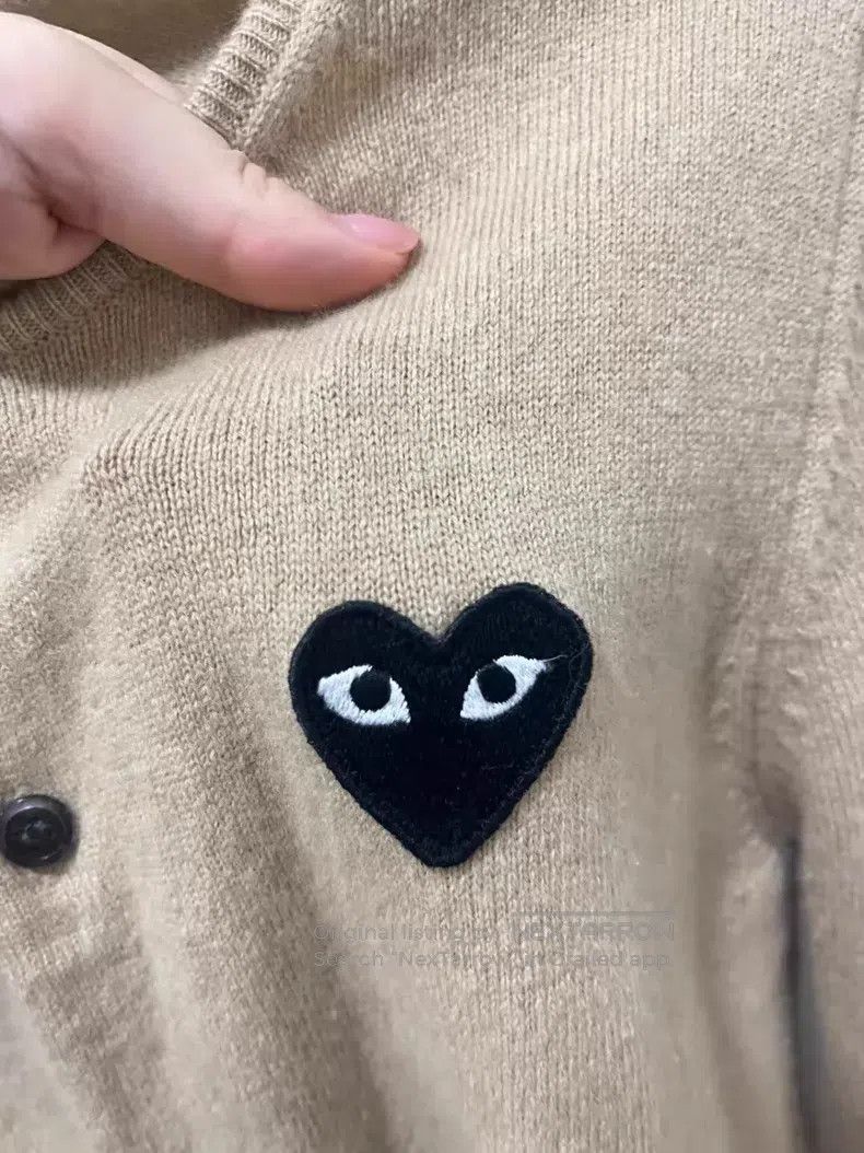 Comme des Garcons Comme Des Garcons Black Heart Knit Cardigan Size M / US 6-8 / IT 42-44 - 3 Thumbnail