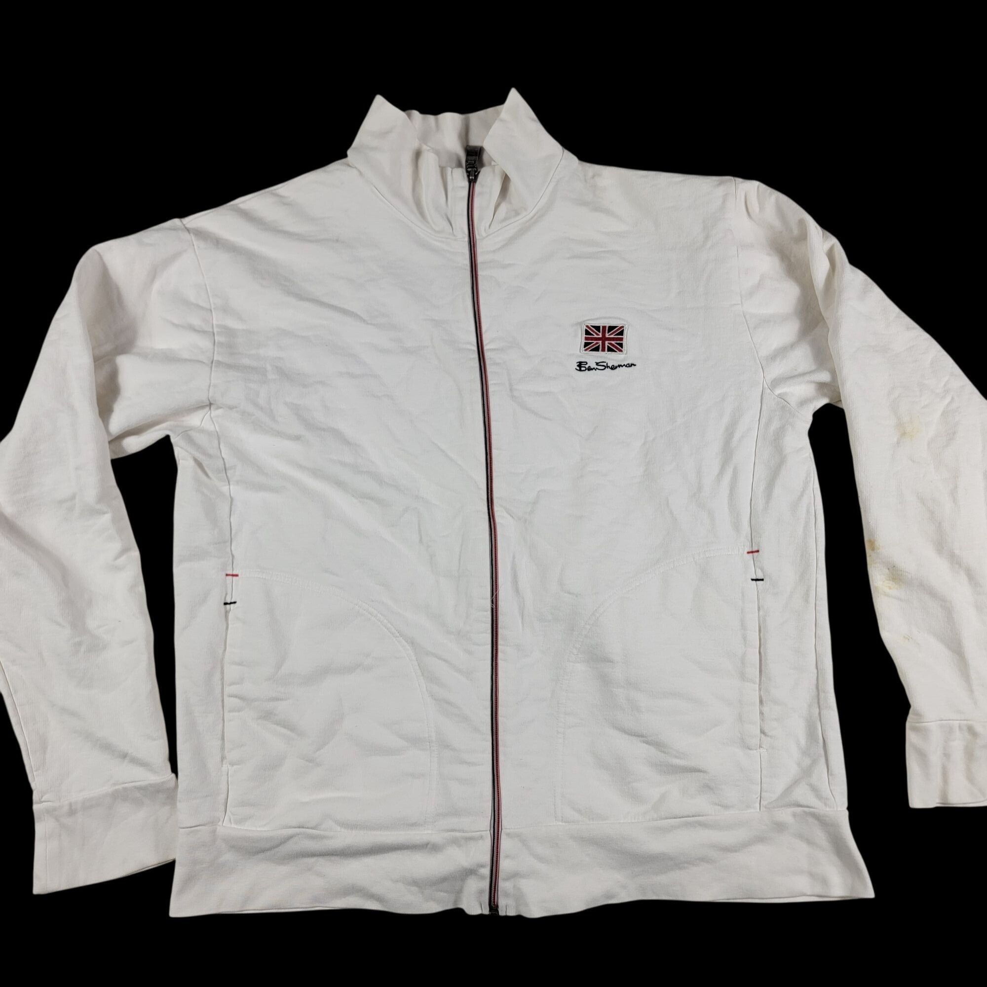 Ben Sherman Ben Sherman Mens XL White Track Jacket Casual Winter Warm Ou Size US XL / EU 56 / 4 - 1 Thumbnail