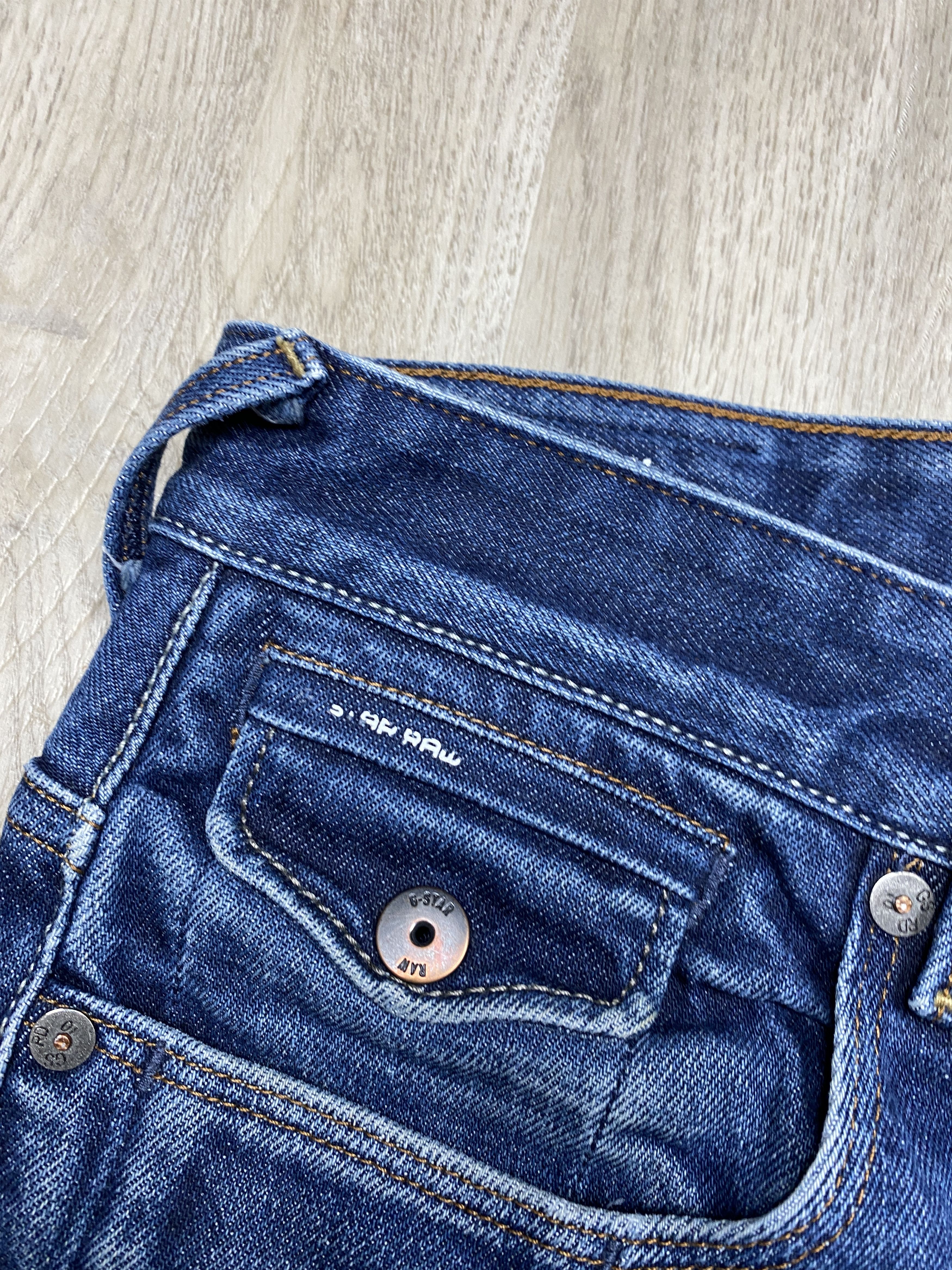 G-Star G Star Raw Selvedge Morry Relaxed Tapered Denim Pants Jeans Size US 31 - 3 Thumbnail