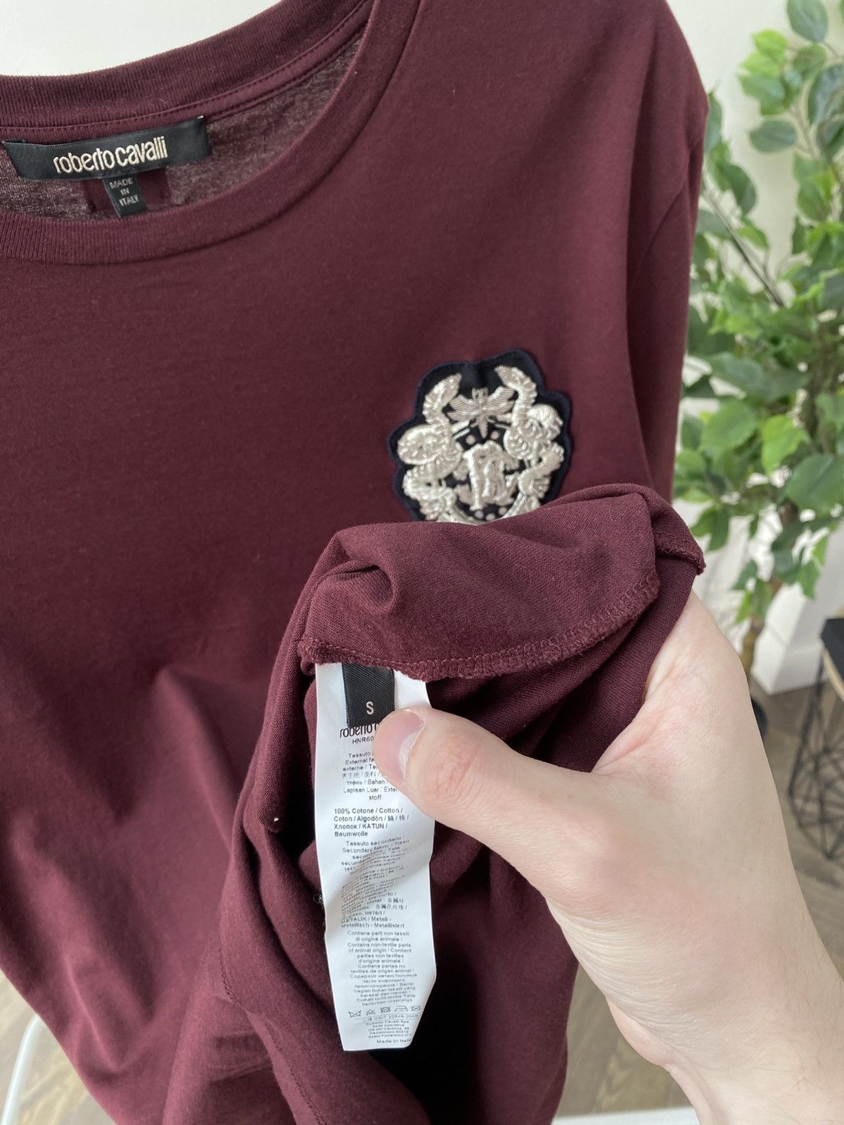 Designer × Roberto Cavalli × Vintage Vintage Roberto Cavalli Luxury T-shirt Size US S / EU 44-46 / 1 - 11 Thumbnail