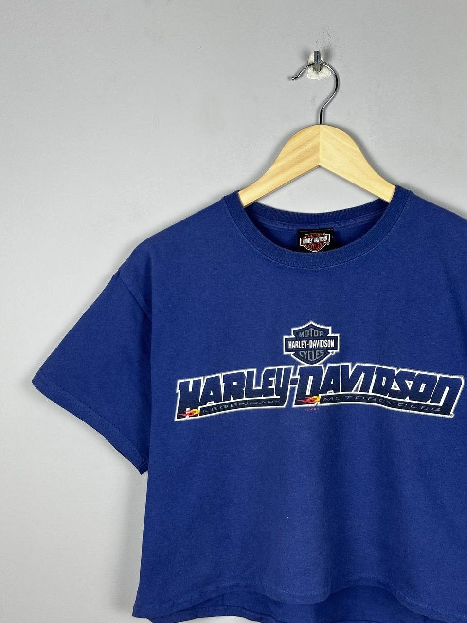 Harley Davidson Vintage Harley Davidson Orlando Cropped Tank Top T-Shirt Size M / US 6-8 / IT 42-44 - 4 Thumbnail