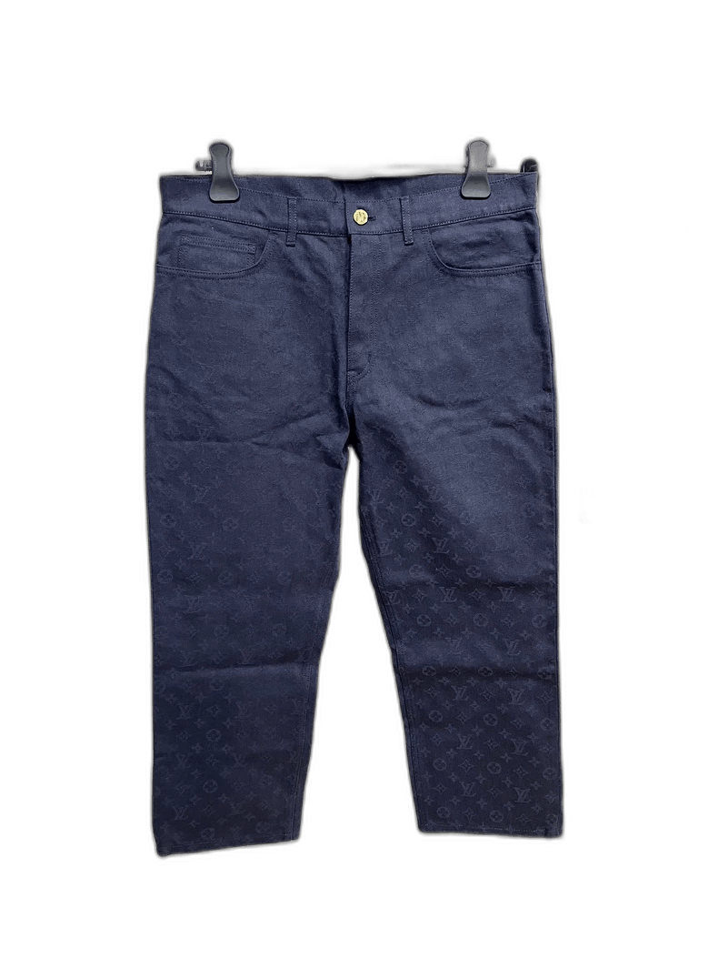 Louis Vuitton Louis Vuitton Louis Vuitton Dark Pattern Denim Pants Size Size US 36 / EU 52 - 1 Thumbnail
