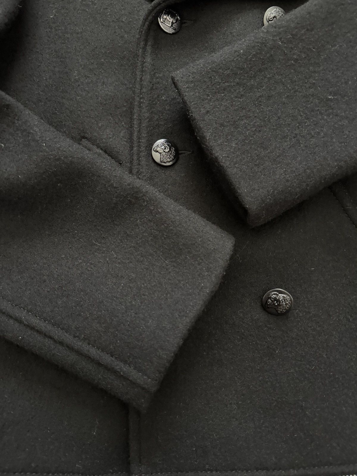 Undercover AW10 Undercover "Avakareta Life" Wool Patch Peacoat Size US M / EU 48-50 / 2 - 11 Thumbnail