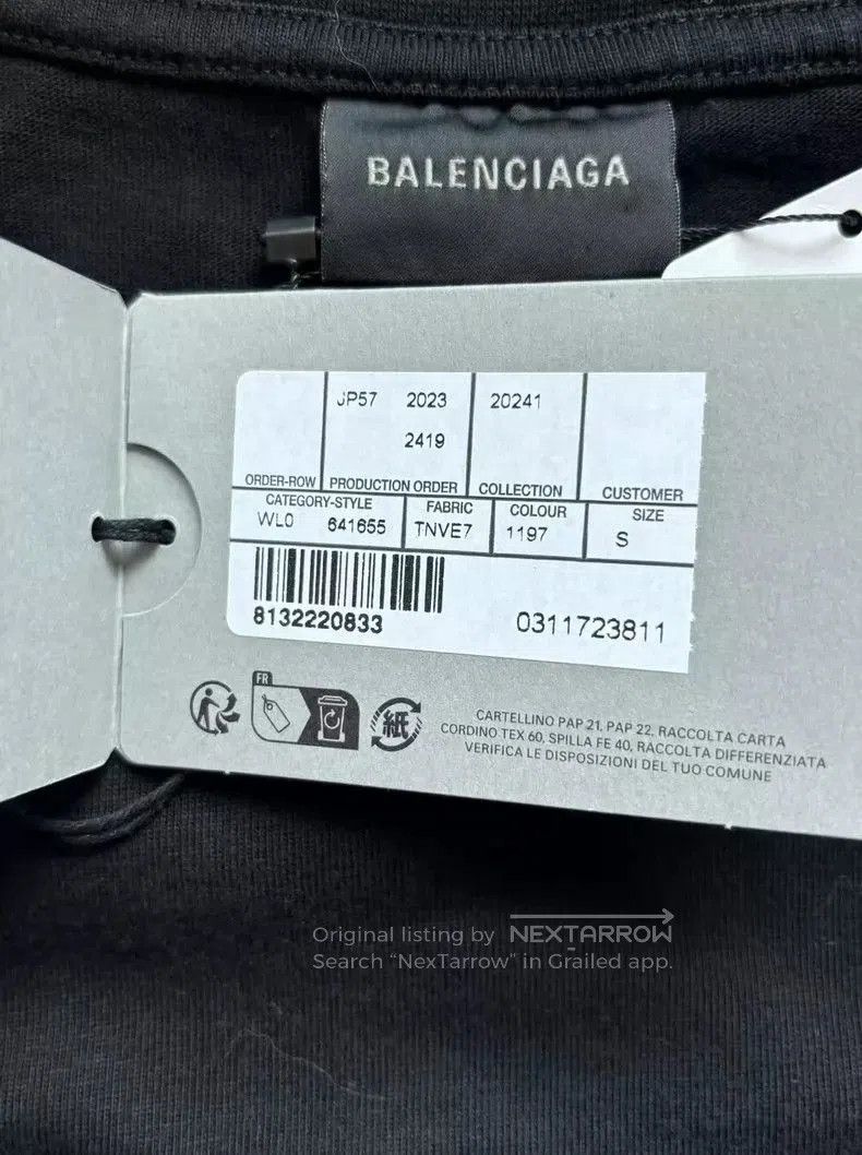 Balenciaga Balenciaga Letter Print Short Sleeve T-Shirt. Size US S / EU 44-46 / 1 - 4 Thumbnail